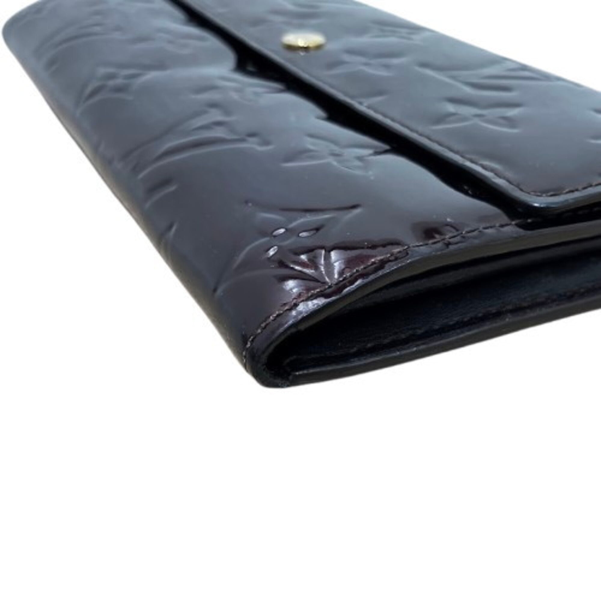 Louis Vuitton Vernis Amarante Vernis Long Wallet (Bi-Fold) (Pre-Owned)