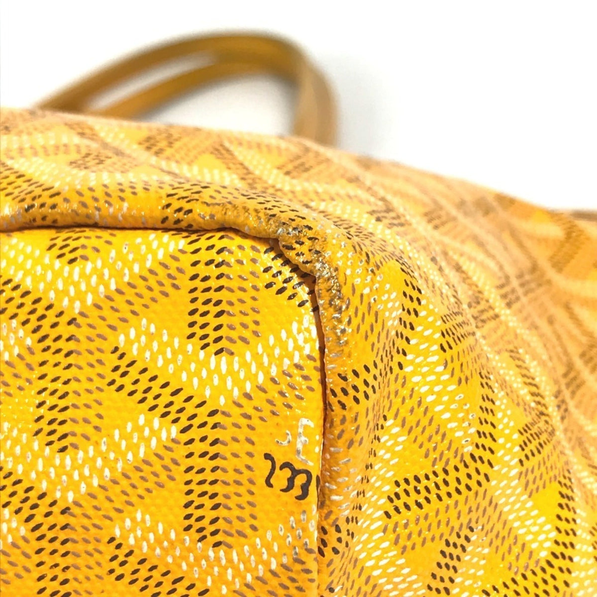 Goyard Yellow Pvc Leather Tote Bag (Pre-Owned)