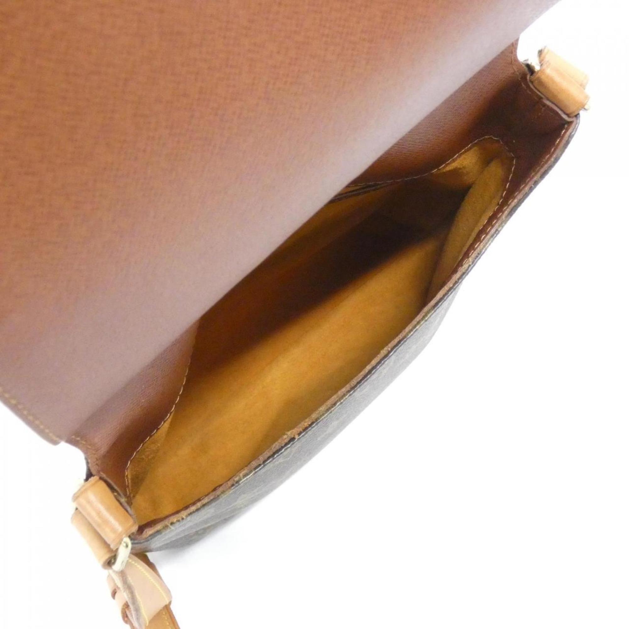 Louis Vuitton Brown Coated Canvas Shoulder Bag (Pre-Owned)