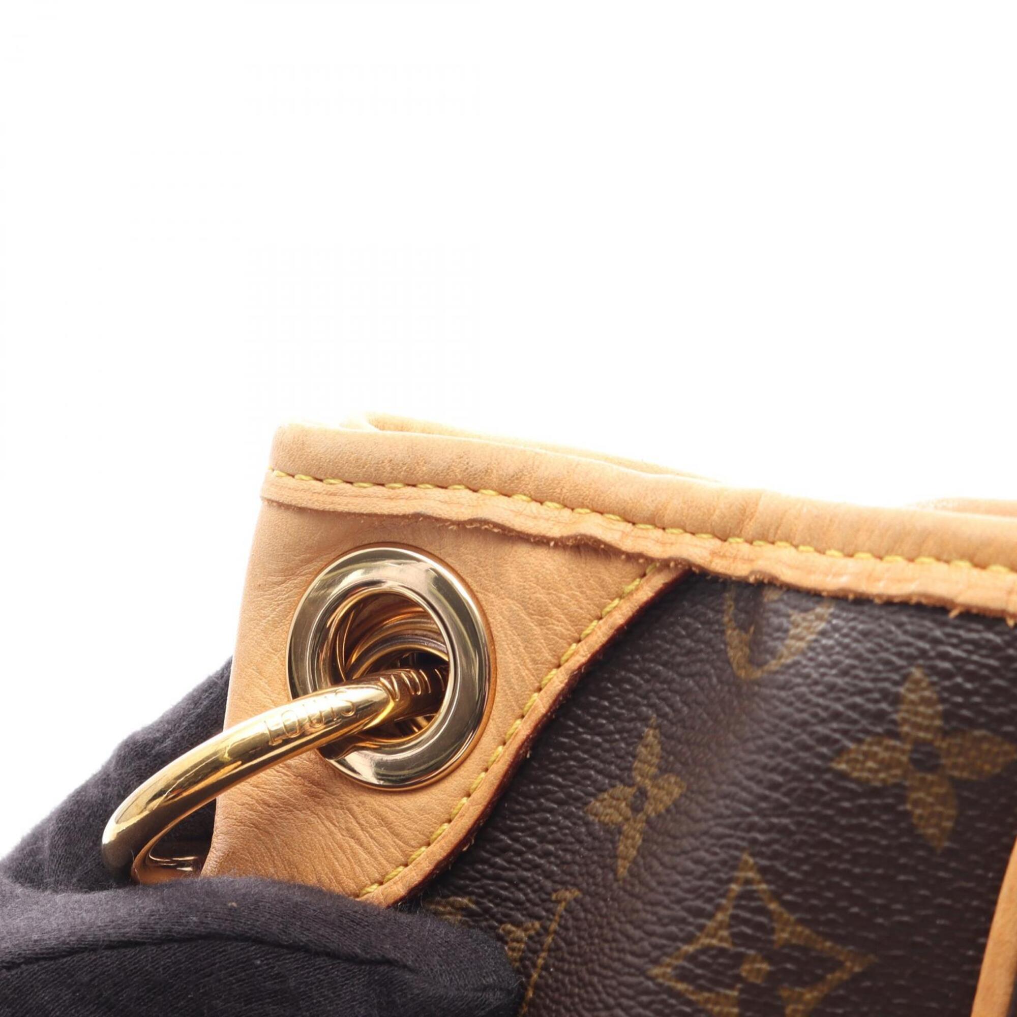Louis Vuitton Brown Coated Canvas Pvc Monogram Leather Handbag Shoulder Bag (Pre-Owned)