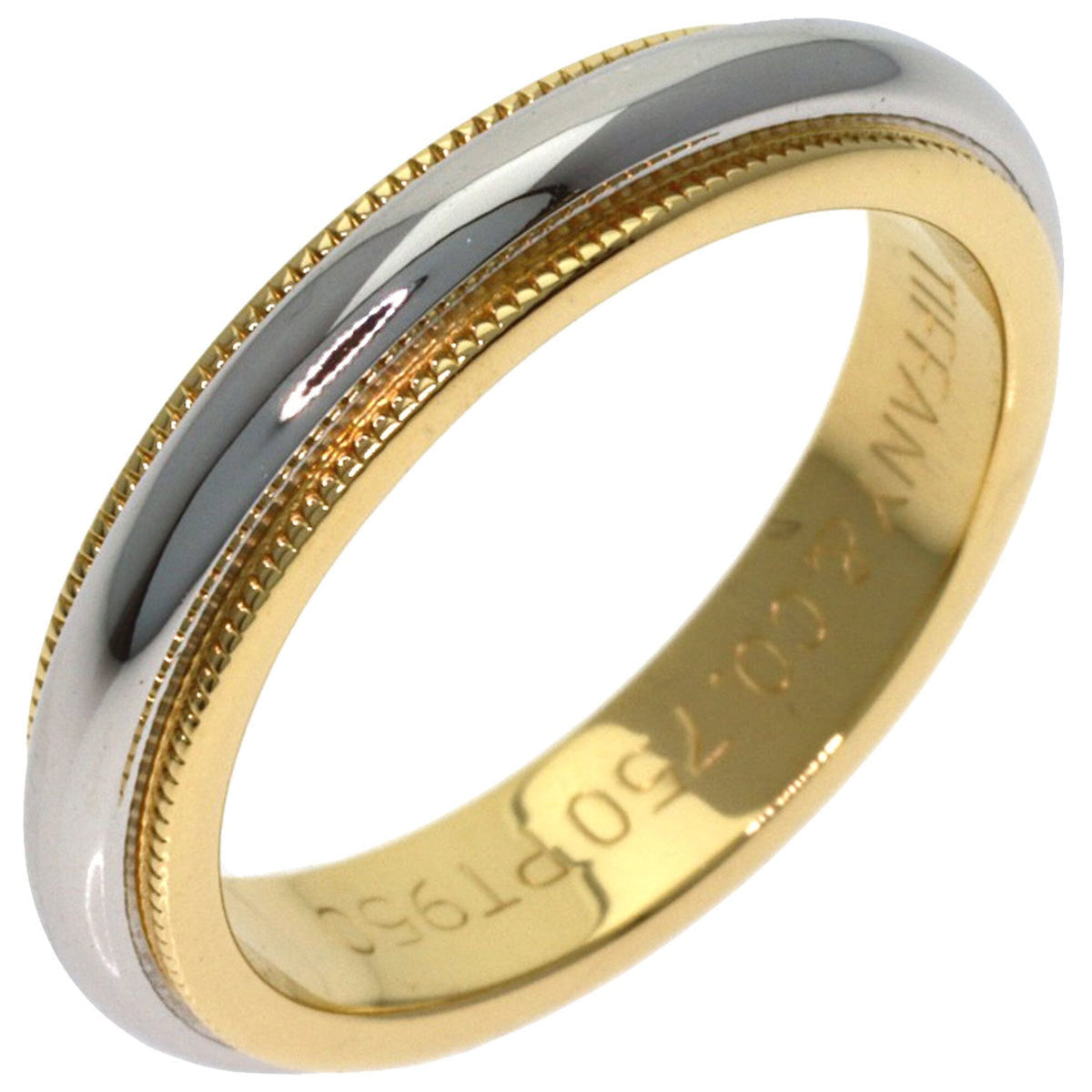Tiffany Yellow Gold (18K) Platinum 950 Band Ring (Pre-Owned)