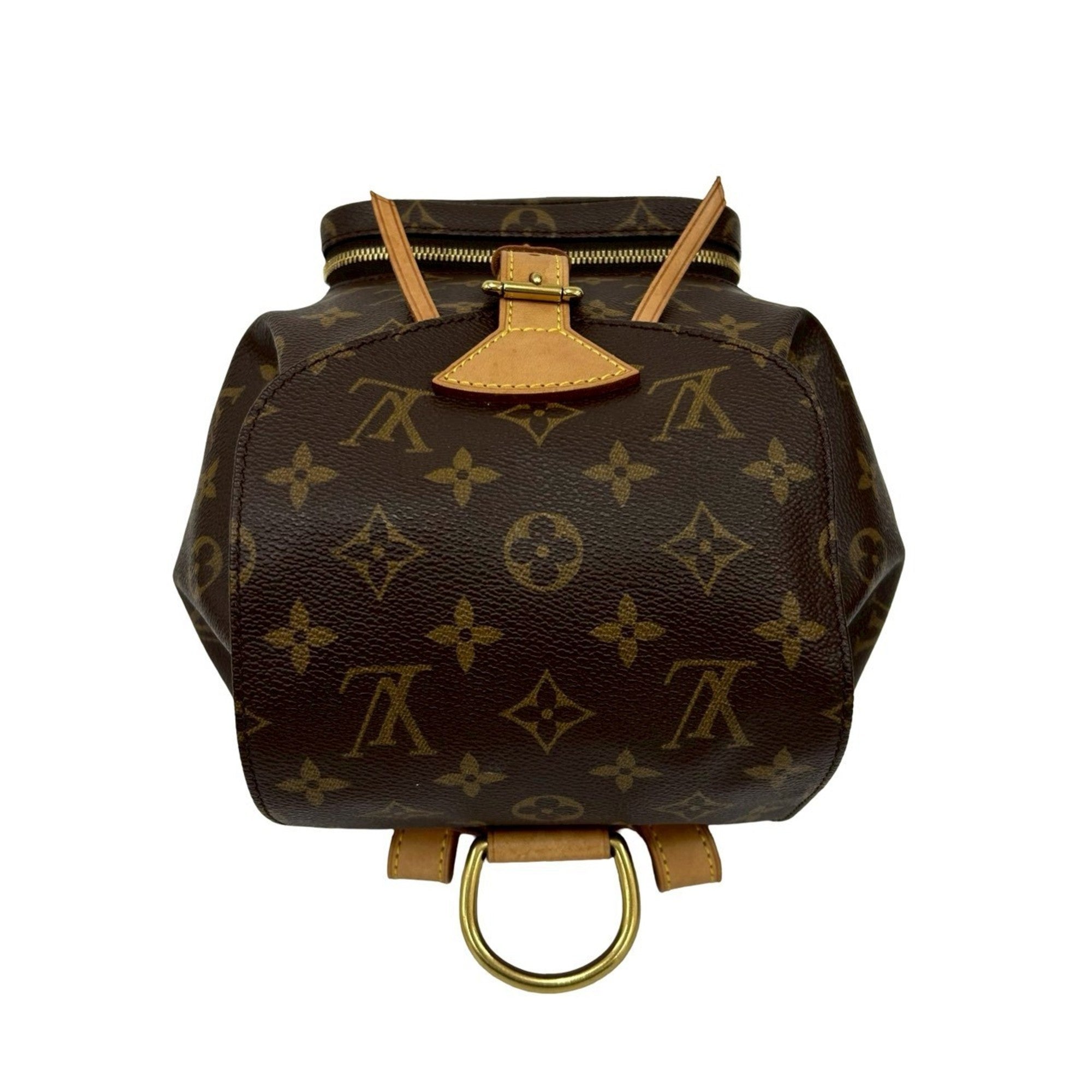 Louis Vuitton Brown Leather Pvc Backpack (Pre-Owned)