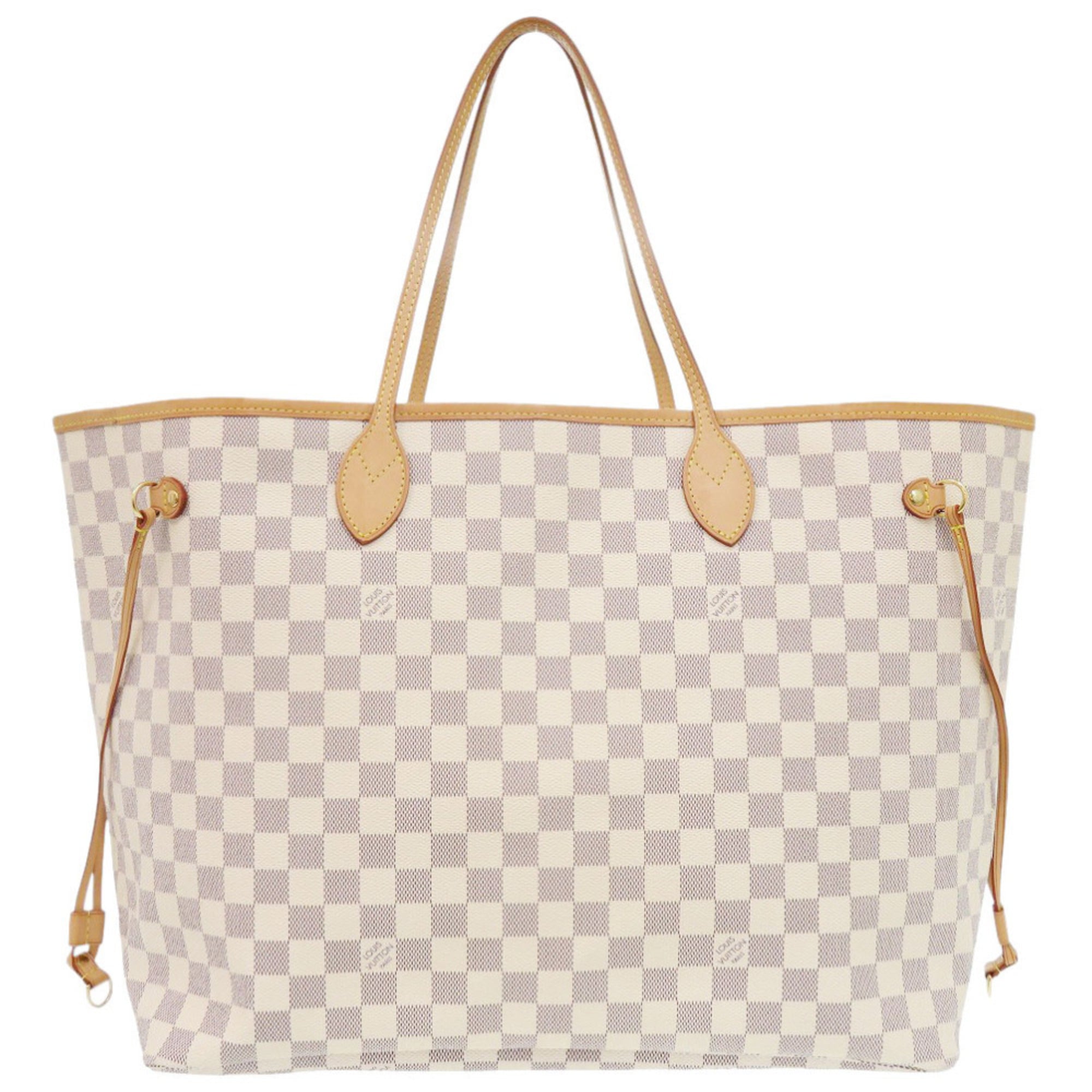 Louis Vuitton White Damier Azur Tote Bag (Pre-Owned)