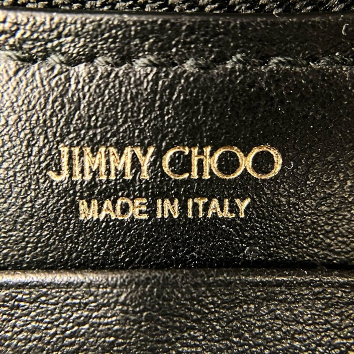 Jimmy Choo Dark Gray Long Wallet (Bi-Fold) (Pre-Owned)