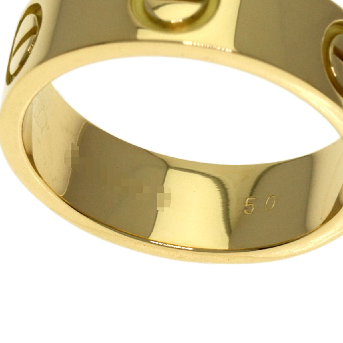Cartier Love Yellow Gold (18K) Band Ring (Pre-Owned)