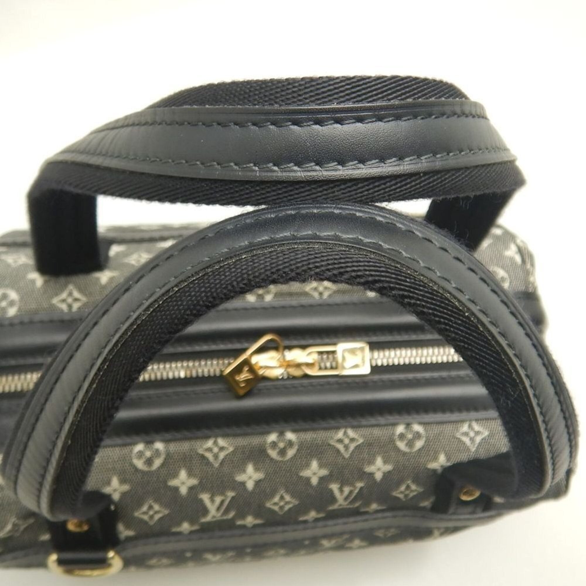 Louis Vuitton Monogram Mini Noir Canvas Handbag (Pre-Owned)