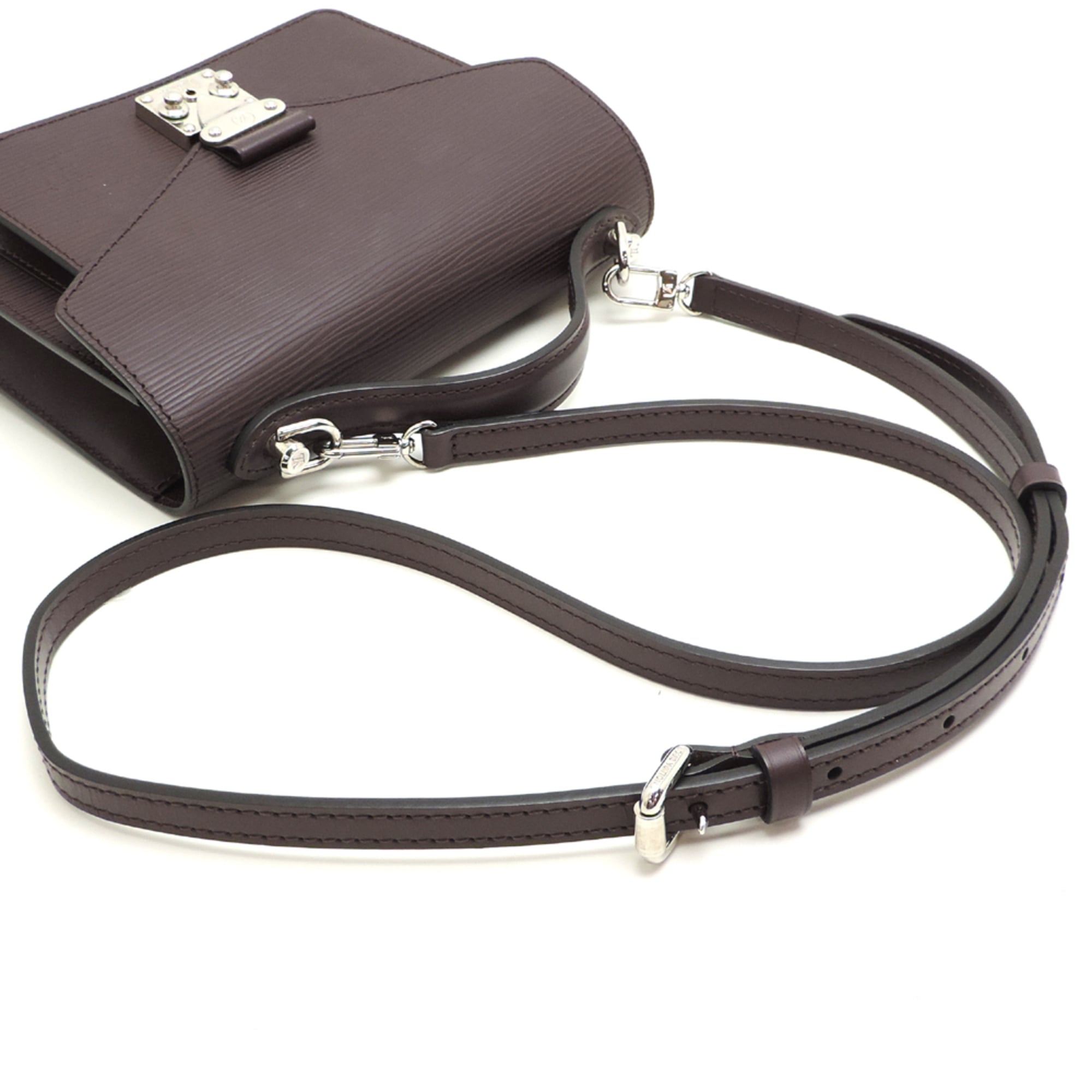 Louis Vuitton Purple Quetsche Epi Leather Handbag (Pre-Owned)