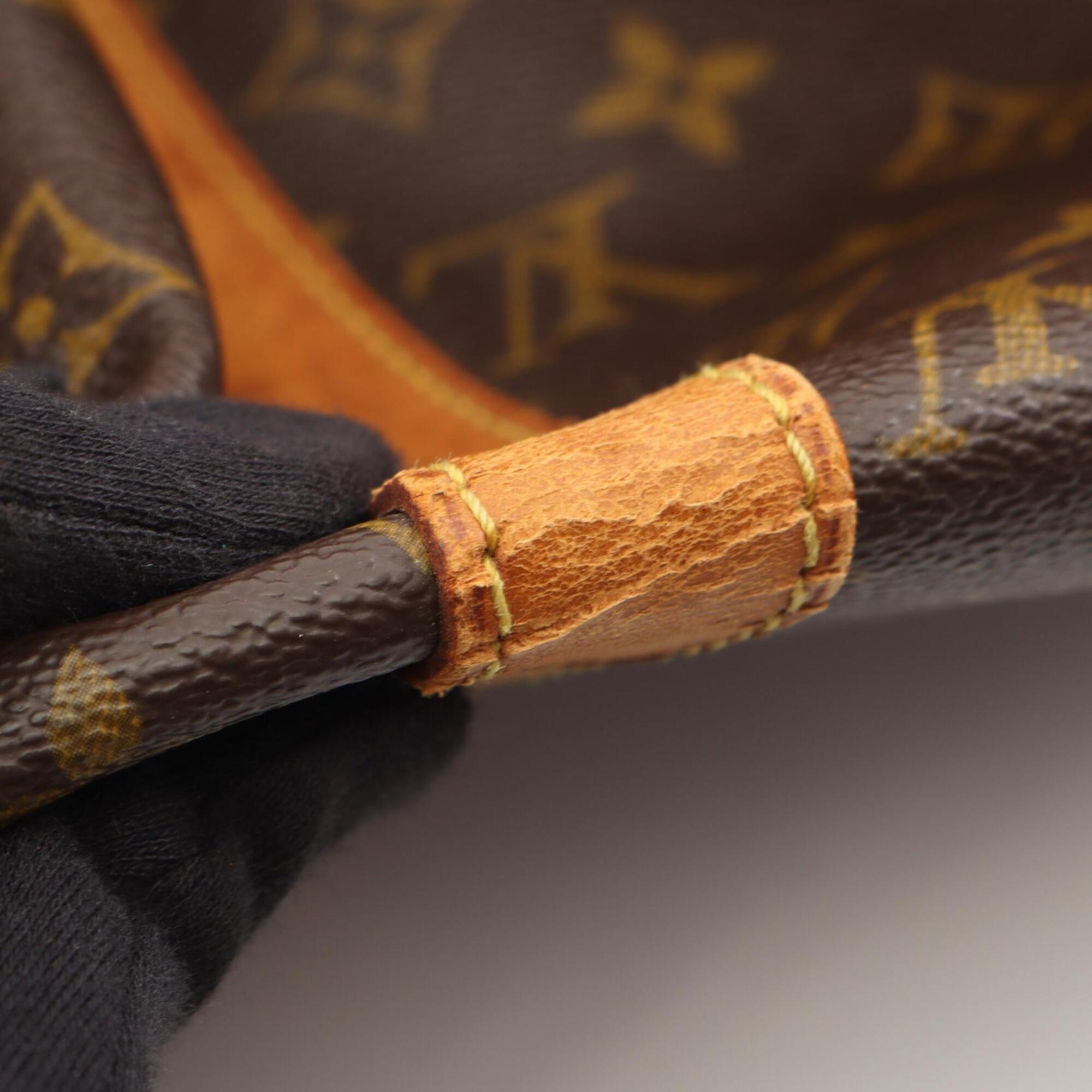 Louis Vuitton Brown Coated Canvas Leather Boston Bag Handbag (Pre-Owned)
