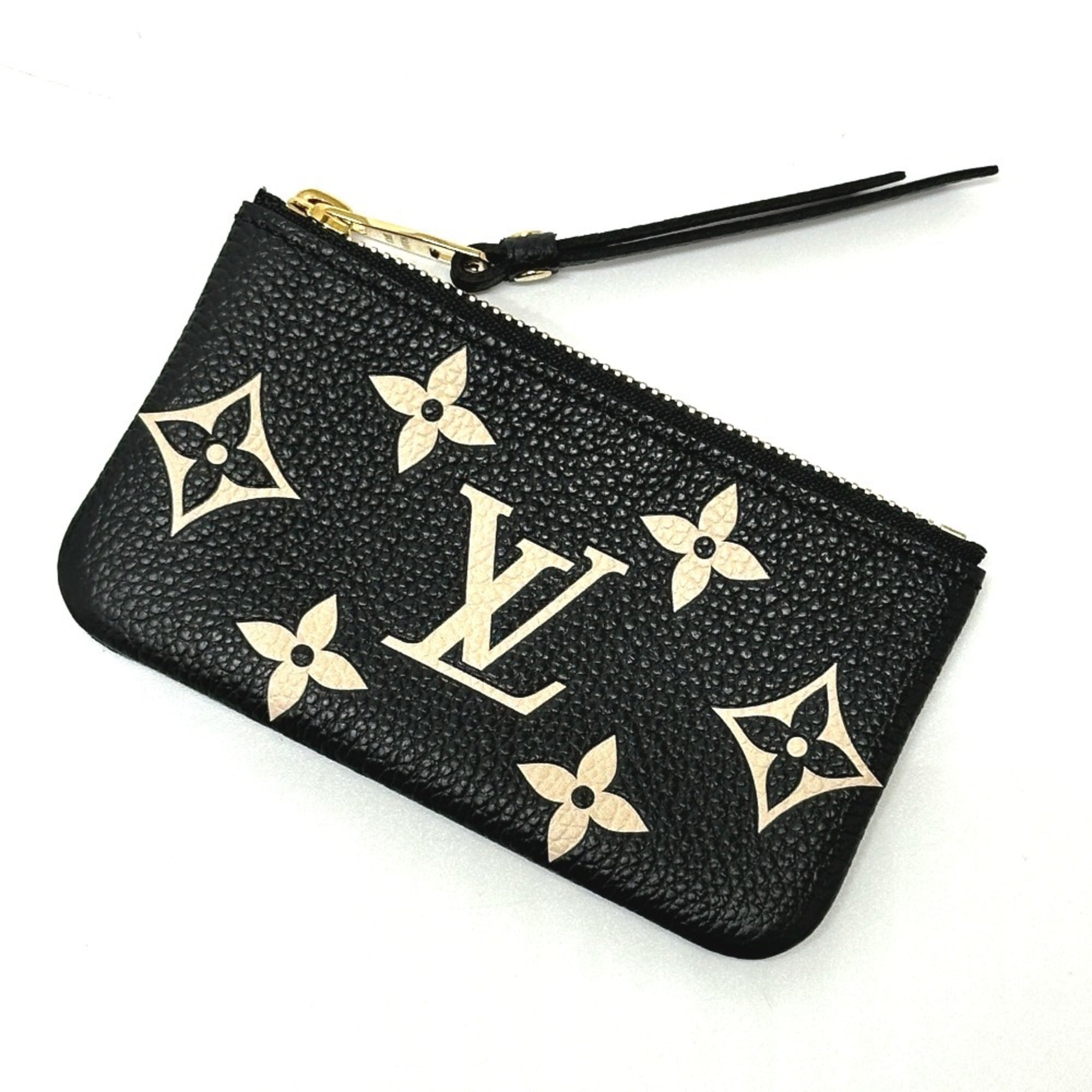 Louis Vuitton Monogram Empreinte Gold Black Monogram Empreinte Coin Purse/Coin Case (Pre-Owned)