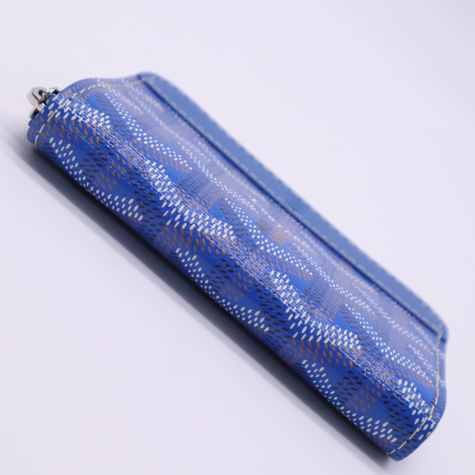 Goyard Blue Multi-Color Coated Canvas Leather Wallet (Bi-Fold) (Pre-Owned)
