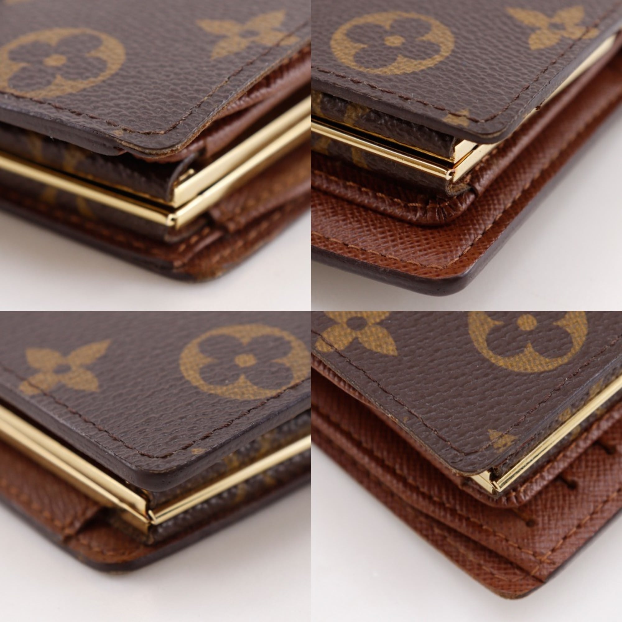 Louis Vuitton Brown Monogram Canvas Wallet (Bi-Fold) (Pre-Owned)