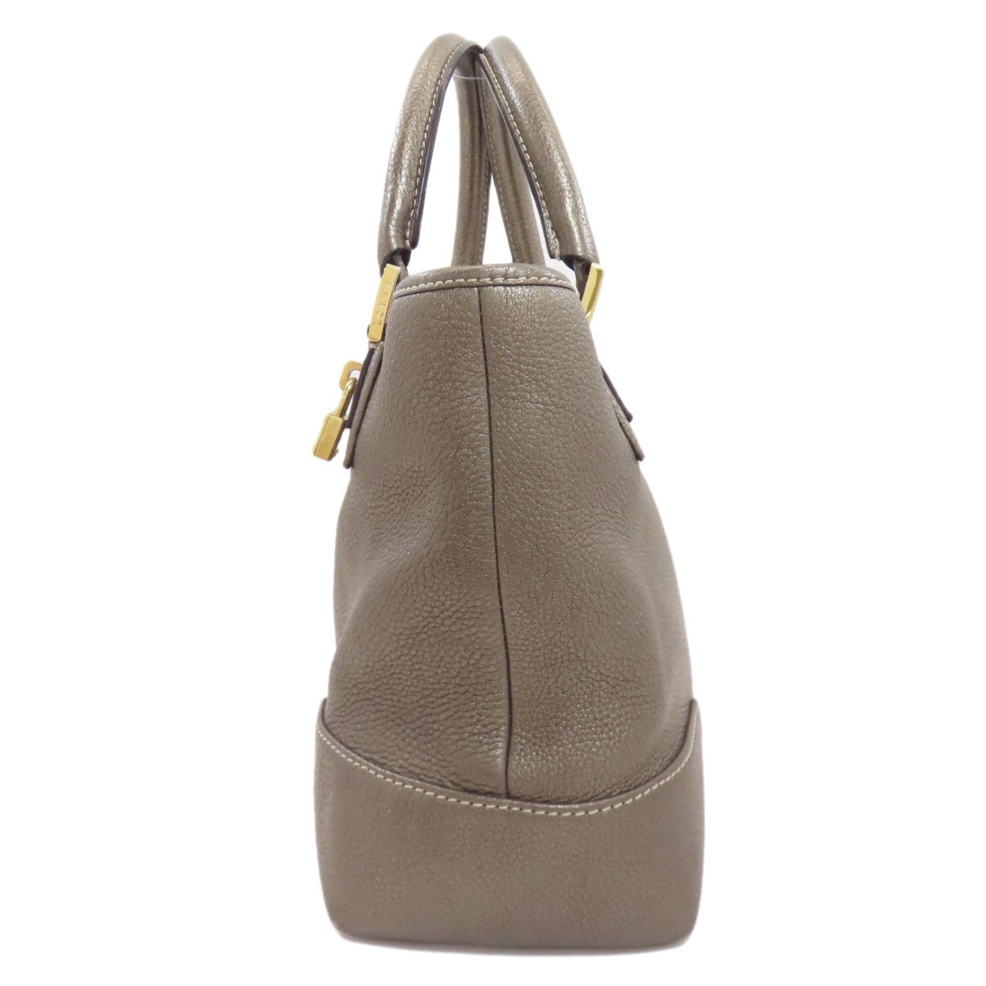 Loewe Bronze Leather Handbag (Pre-Owned)