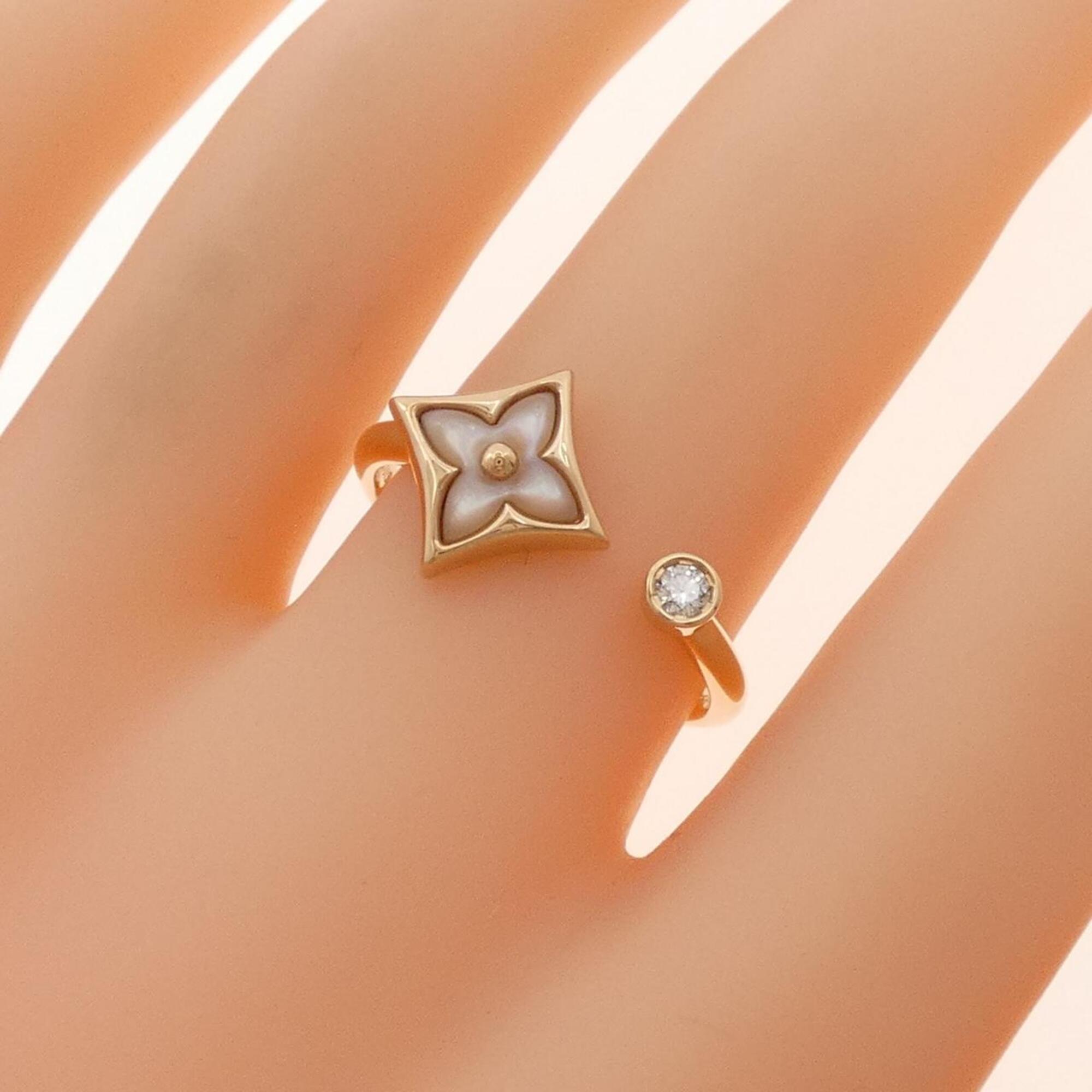 Louis Vuitton Pink Gold (18K) Band Ring (Pre-Owned)
