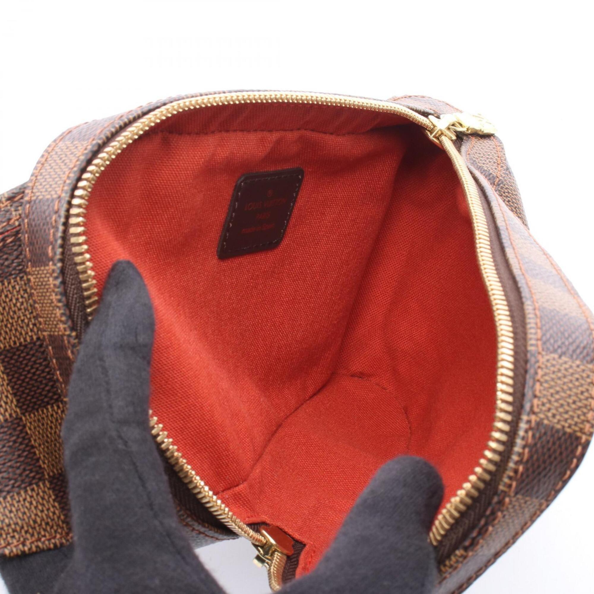 Louis Vuitton Brown Ebene Coated Canvas Pvc Damier Canvas Fanny Pack Sling Bag (Pre-Owned)