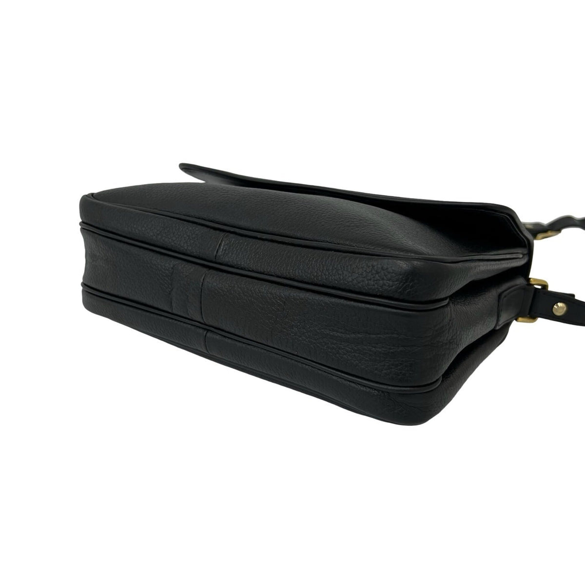 Burberry Black Leather Shoulder Bag (Pre-Owned)