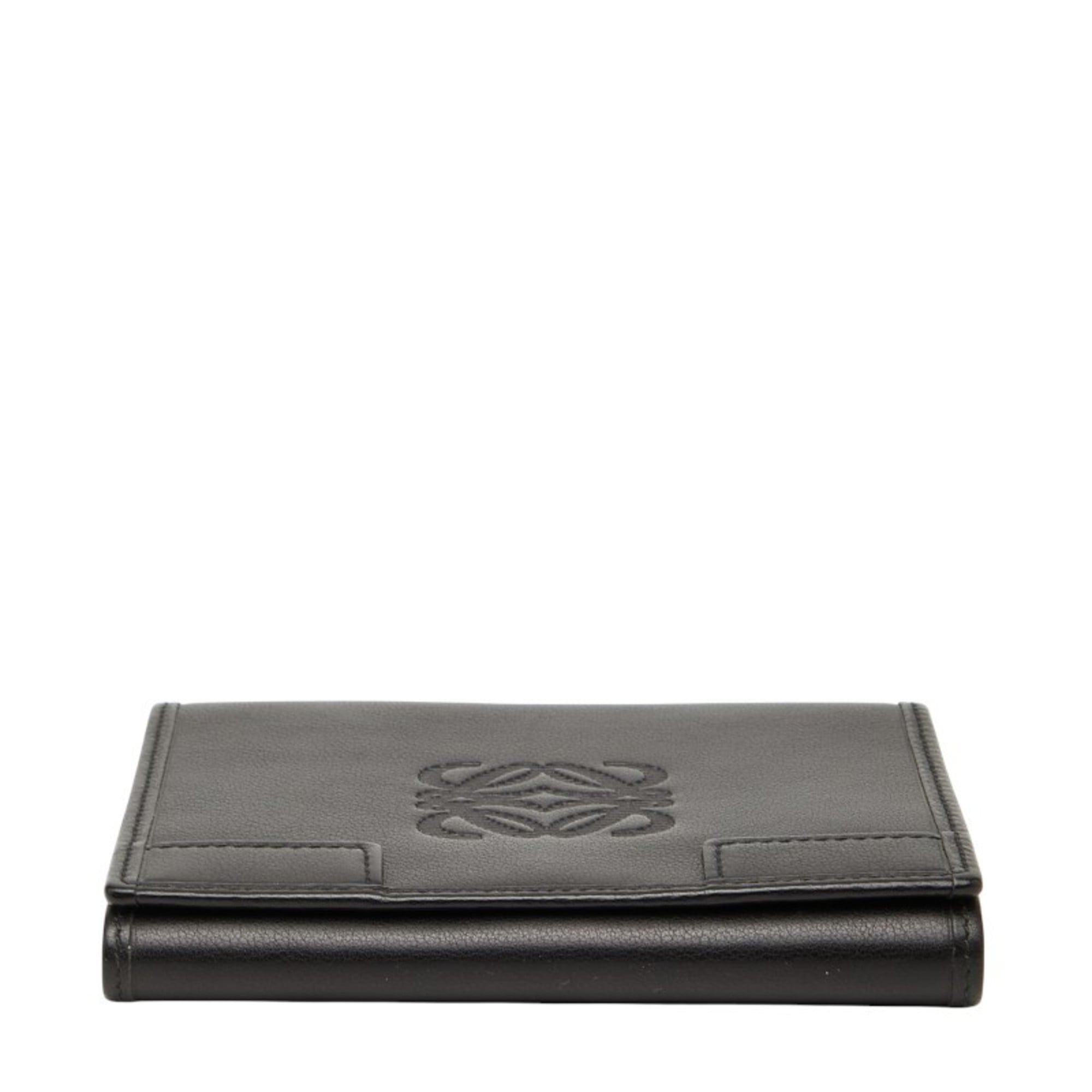 Loewe Black Leather Wallet (Bi-Fold) (Pre-Owned)