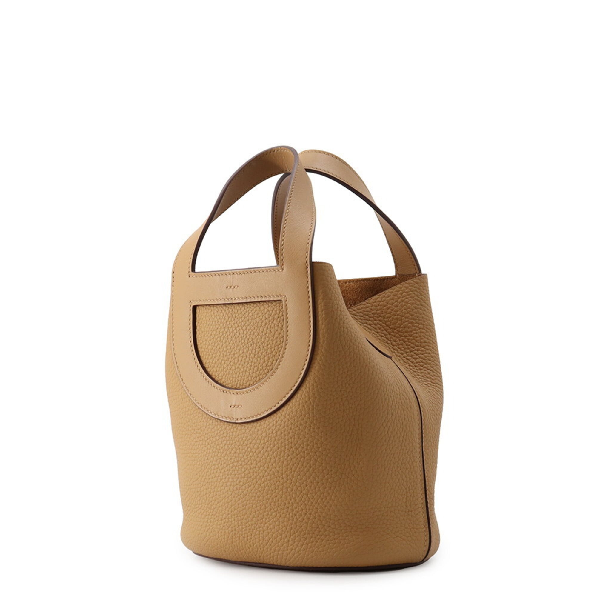Hermes Biscuit Taurillon Clemence Leather Swift Leather Tote Bag (Pre-Owned)