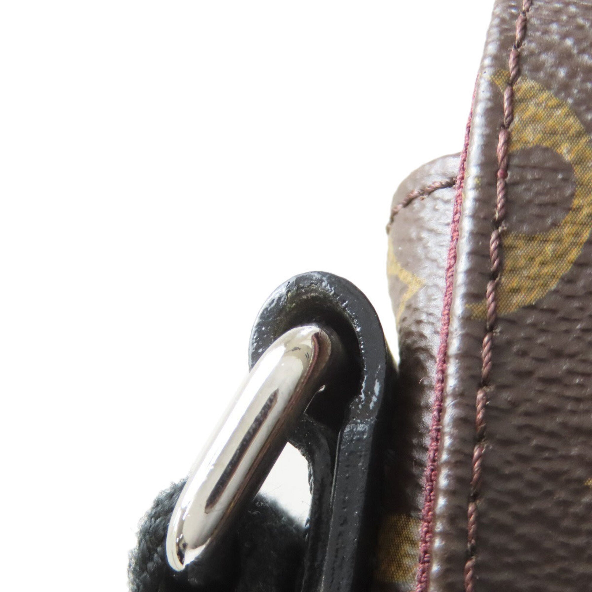 Louis Vuitton Black Brown Monogram Monogram Canvas Shoulder Bag (Pre-Owned)