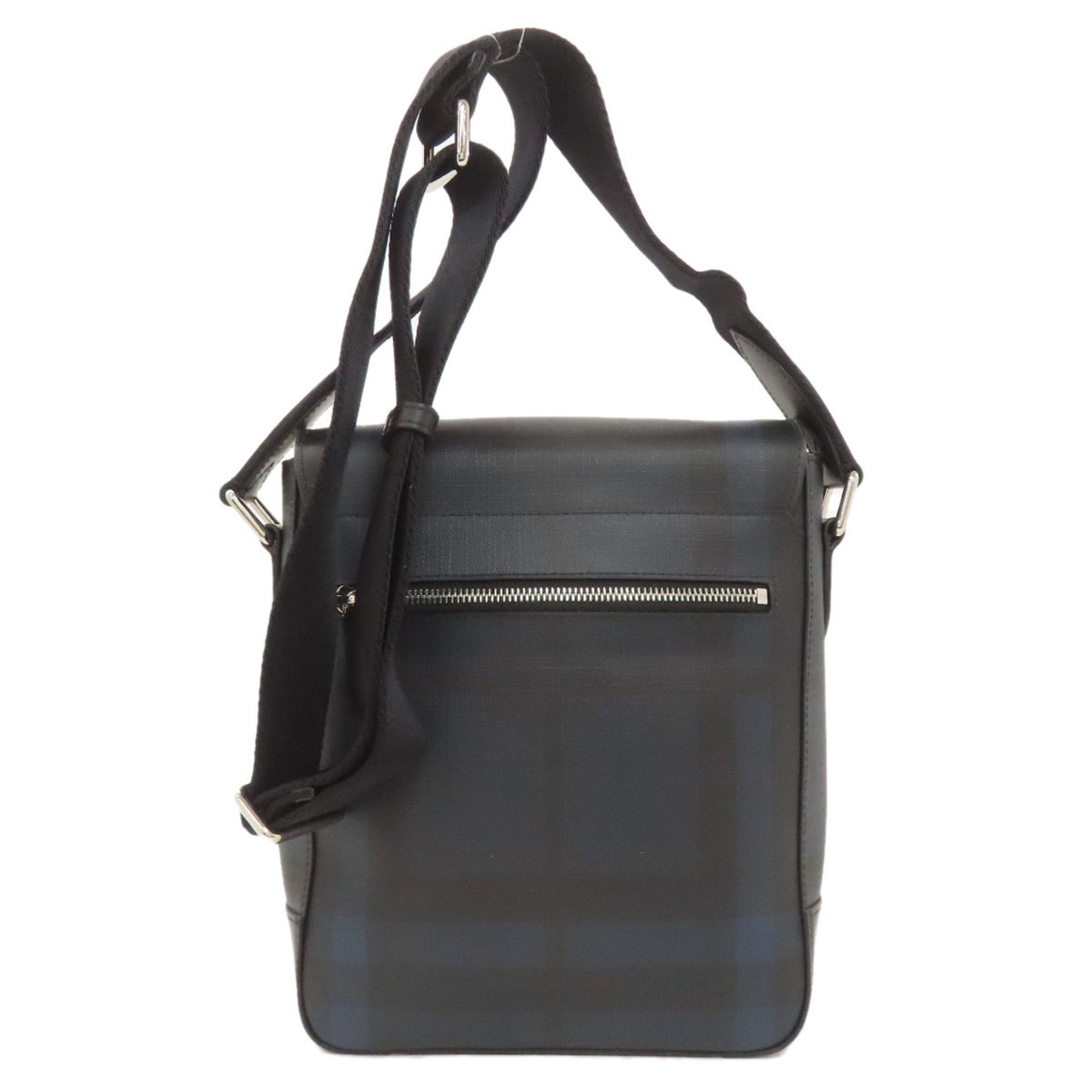 Burberry Black Blue Pvc Shoulder Bag (Pre-Owned)