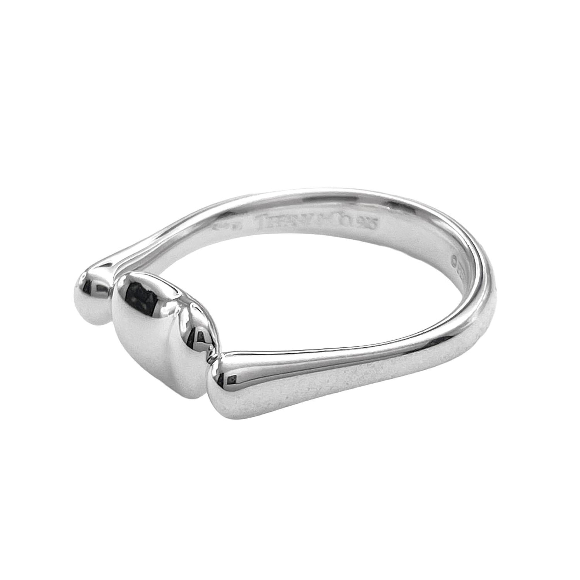 Tiffany Silver Silver 925 Band Ring (Pre-Owned)