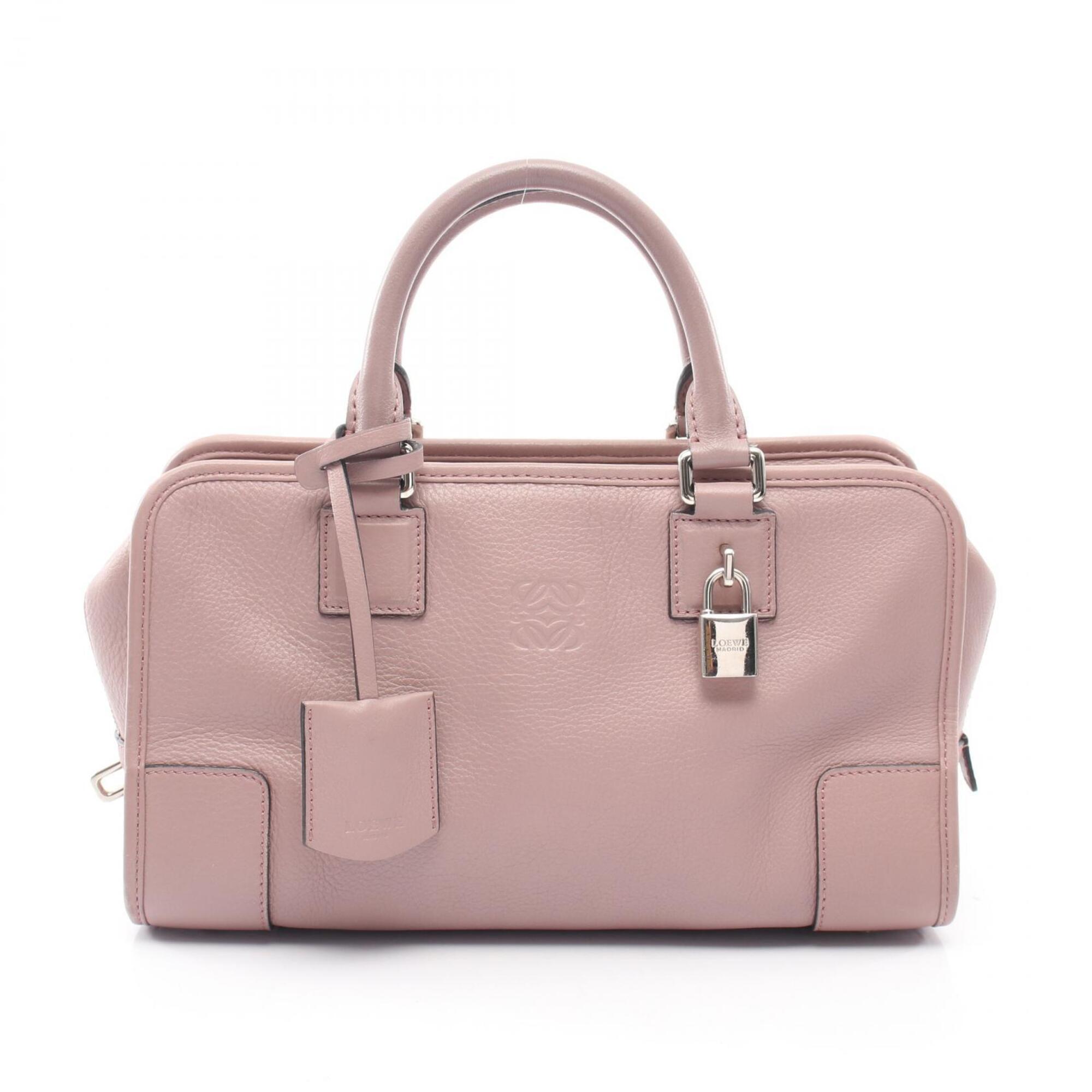 Loewe Pink Leather Handbag (Pre-Owned)