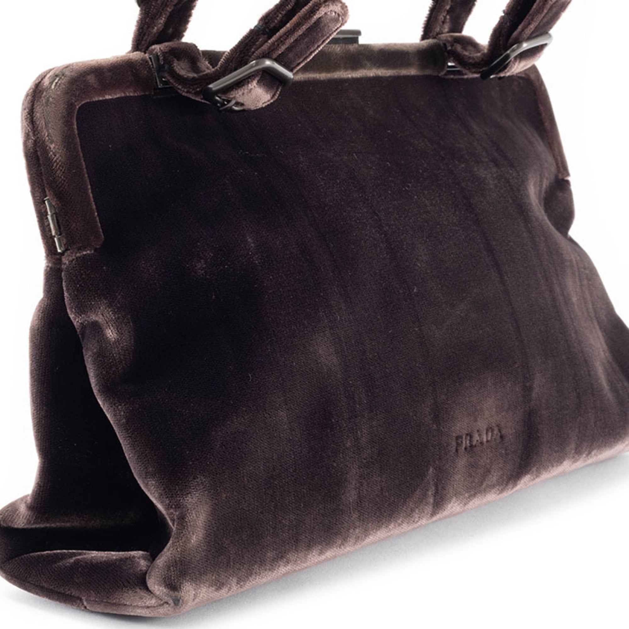 Prada Dark Brown Leather Handbag (Pre-Owned)