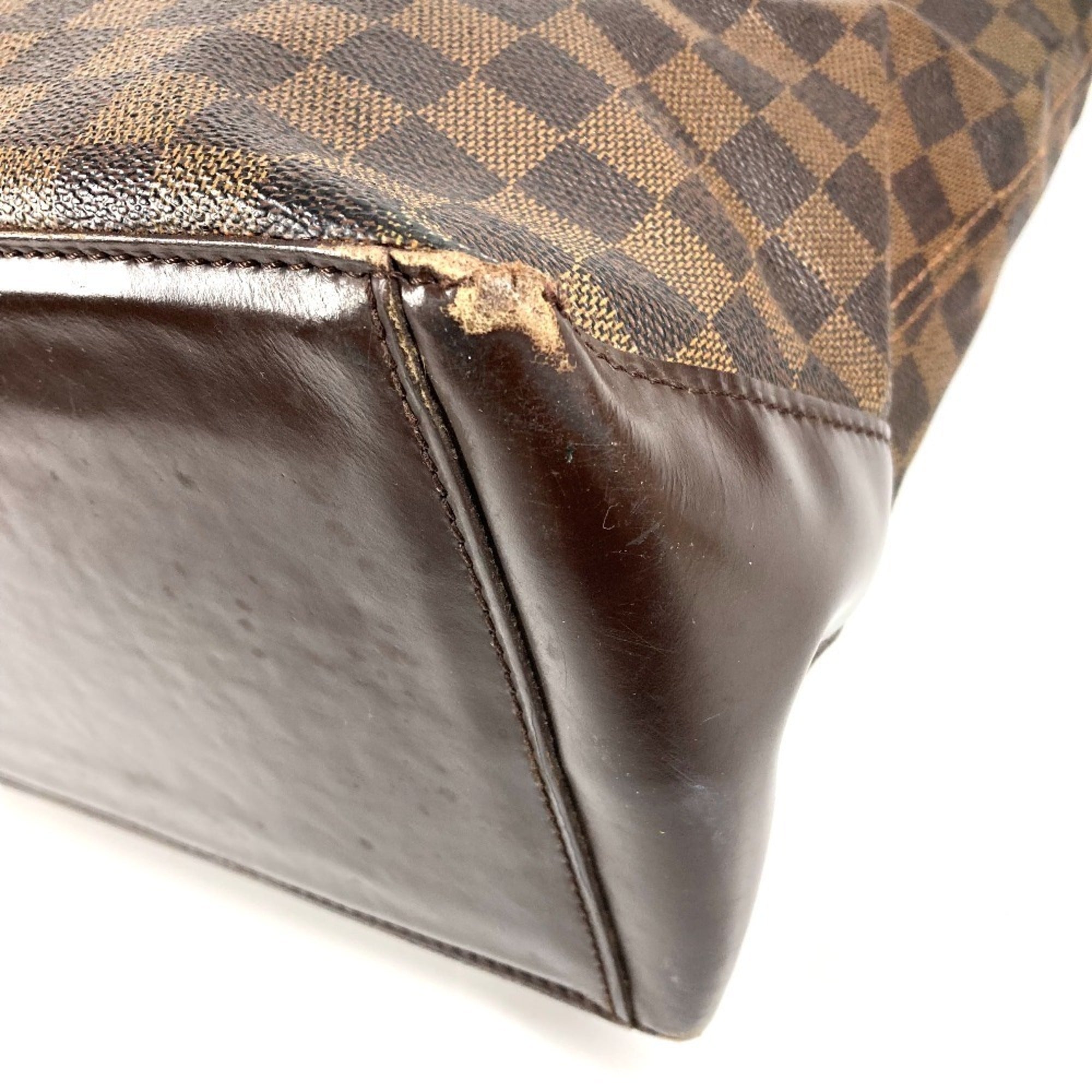 Louis Vuitton Damier Brown Ebene Damier Canvas Shoulder Bag Tote Bag (Pre-Owned)