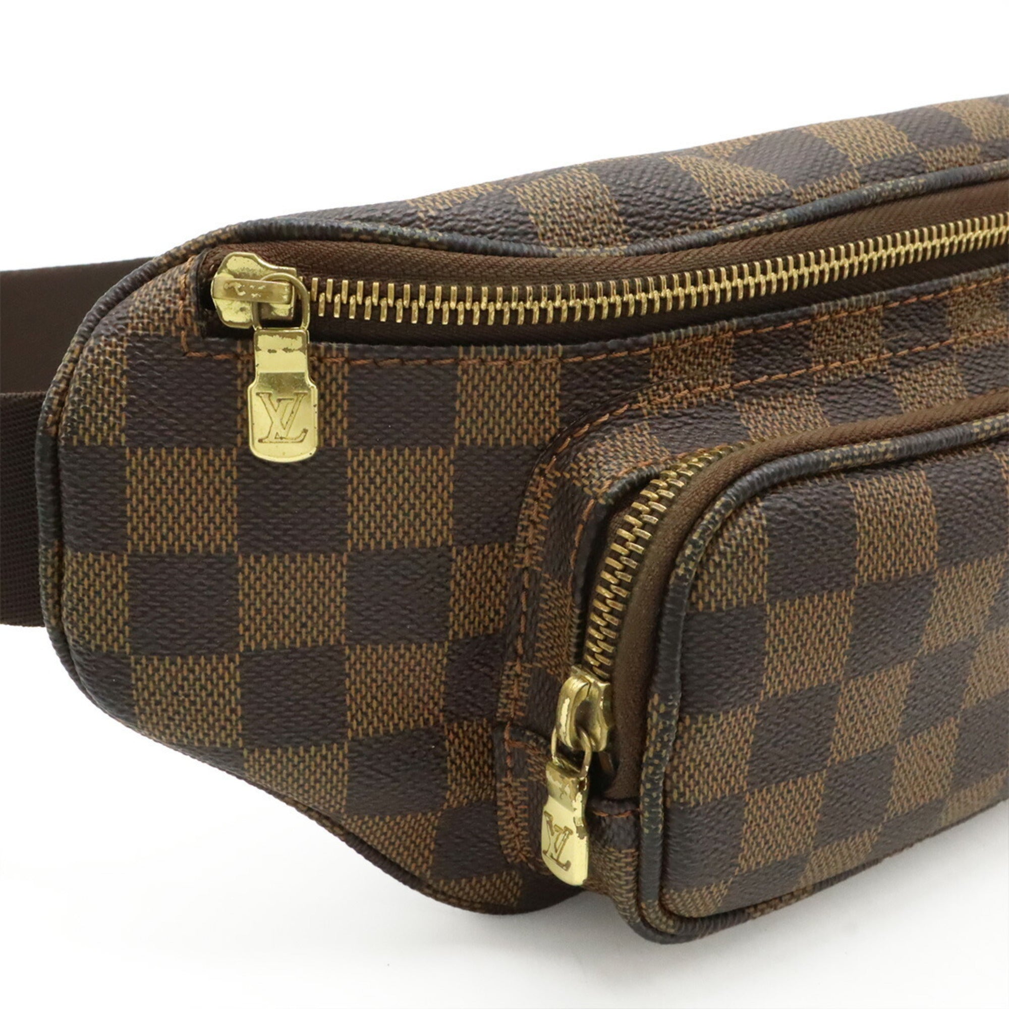 Louis Vuitton Brown Damier Canvas Pvc Fanny Pack (Pre-Owned)