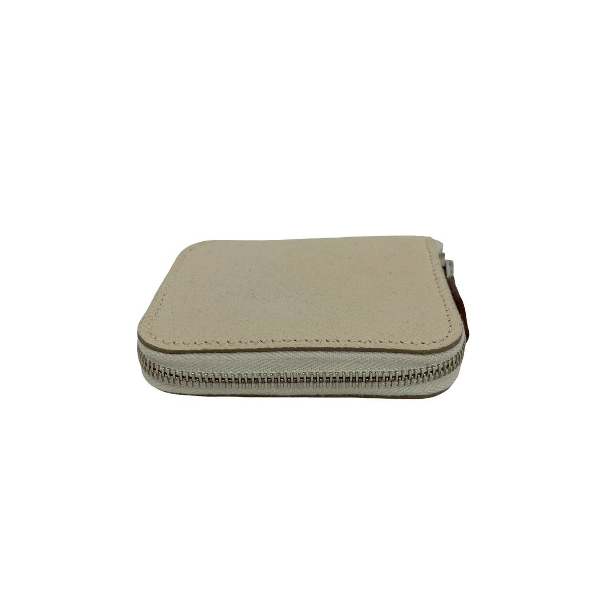 Hermes White Epsom Leather Coin Purse/Coin Case (Pre-Owned)