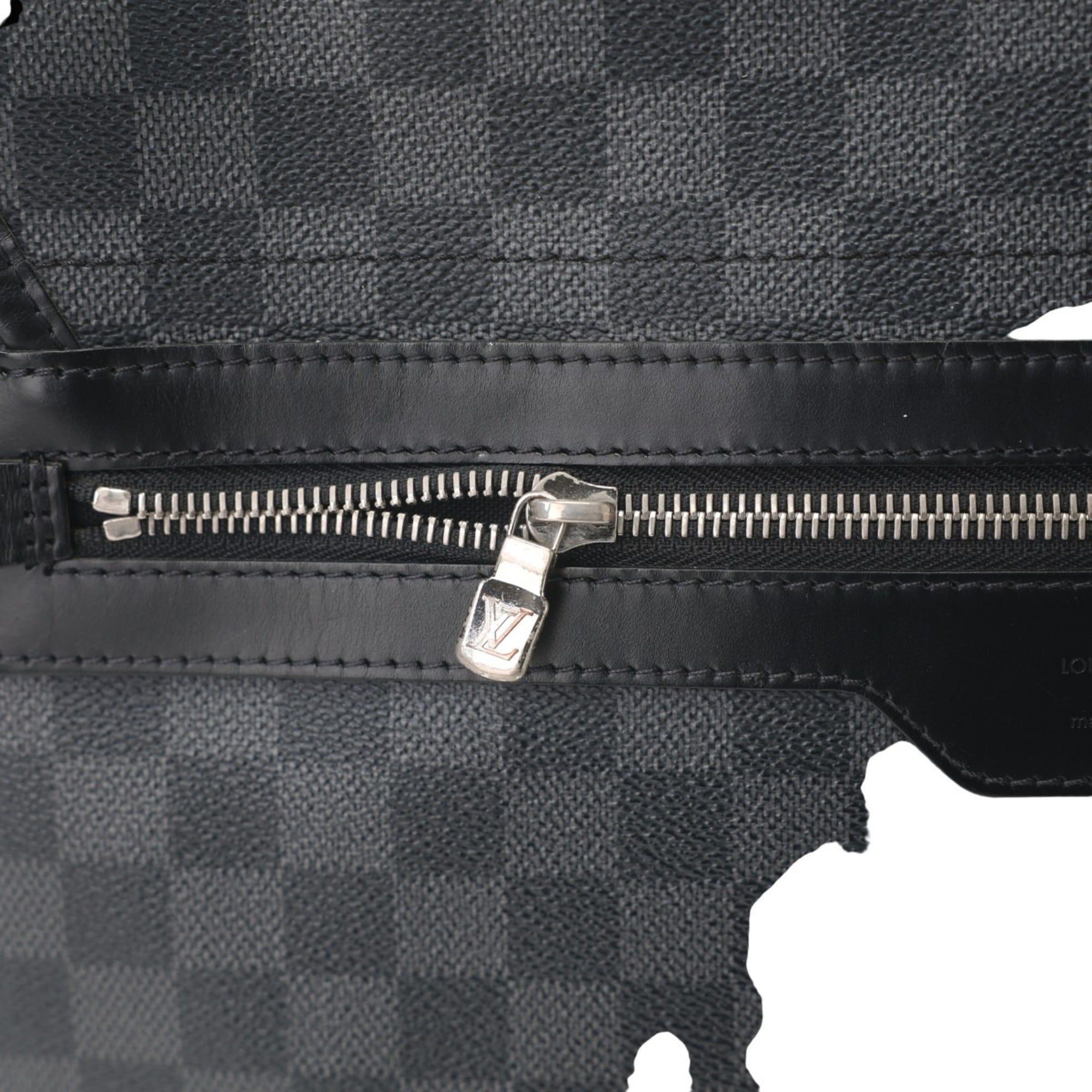 Louis Vuitton Black Damier Graphite Damier Graphite Shoulder Bag (Pre-Owned)