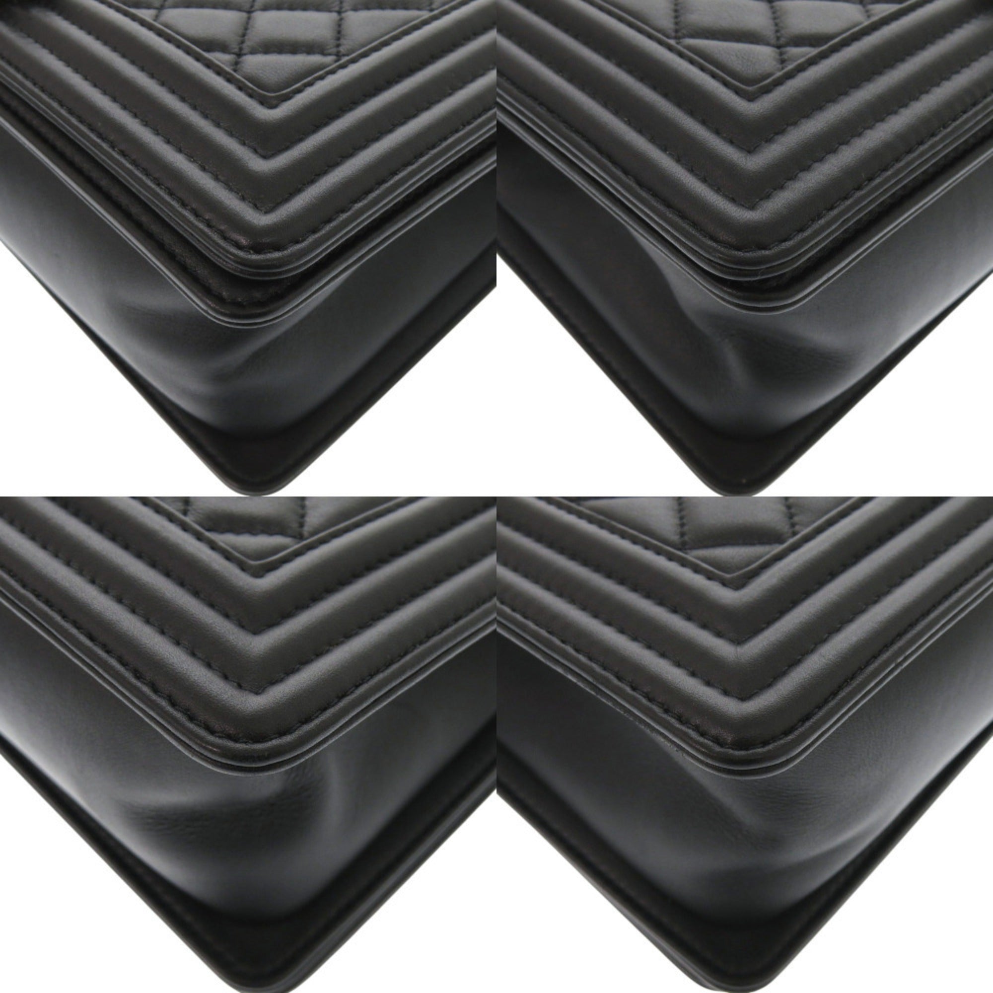 Chanel Black Leather Shoulder Bag (Pre-Owned)