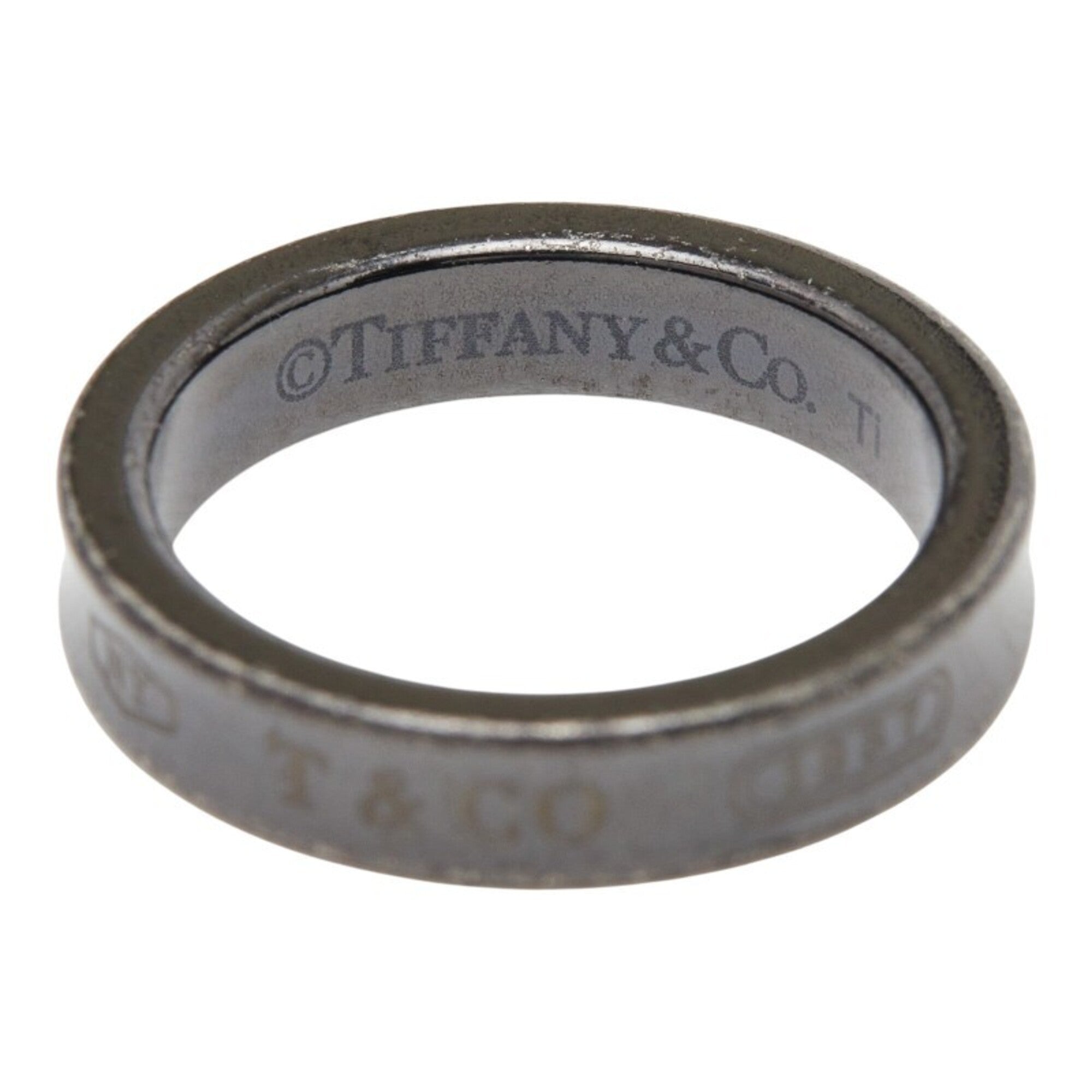 Tiffany Black Titanium Band Ring (Pre-Owned)