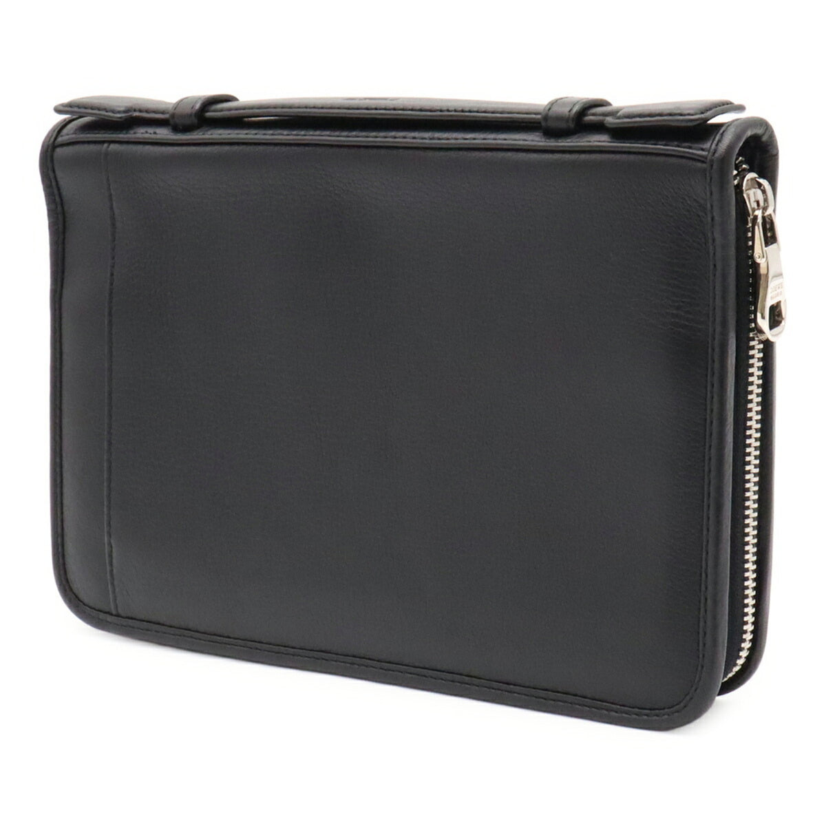 Loewe Black Leather Coin Purse/Coin Case (Pre-Owned)