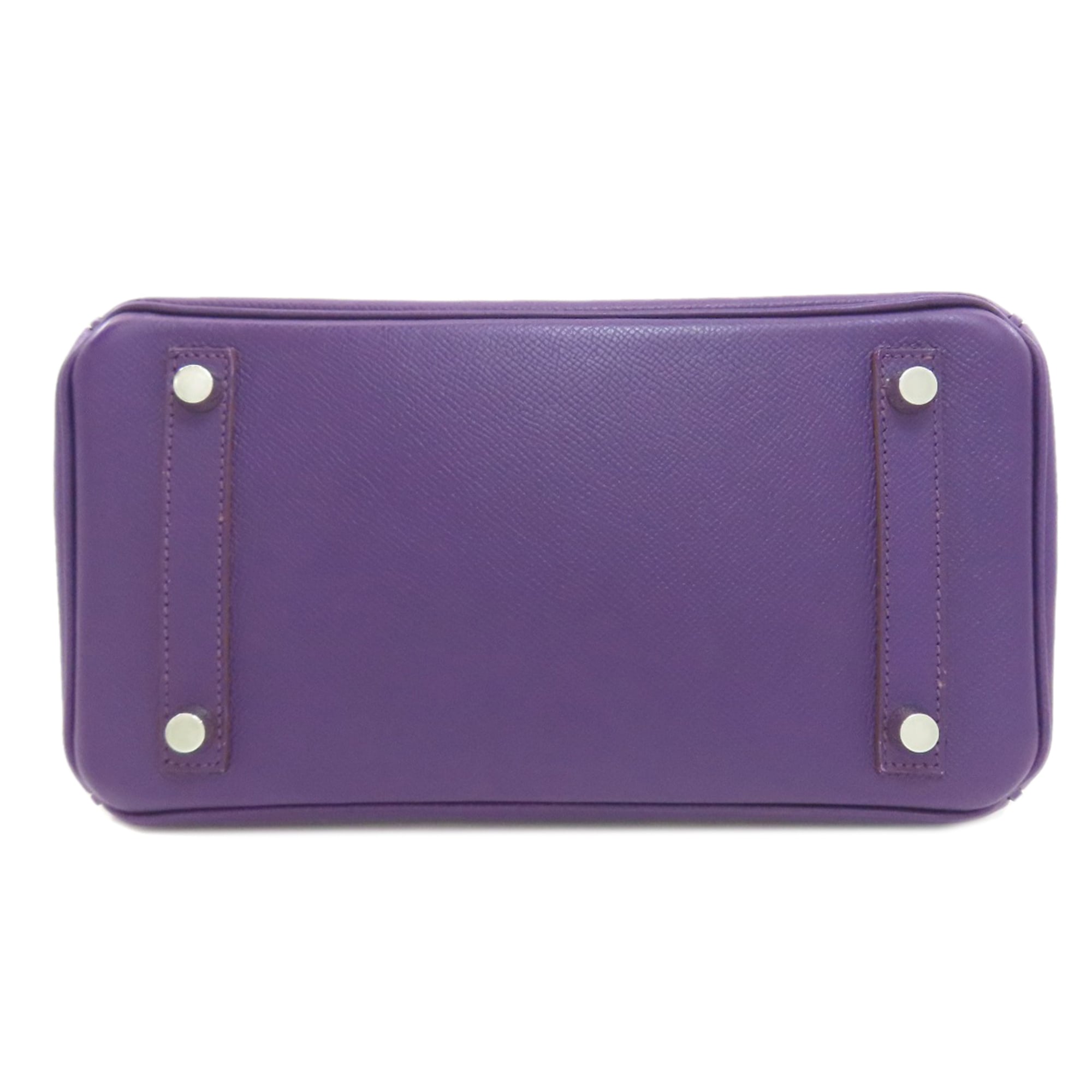 Hermes Purple Epsom Leather Handbag (Pre-Owned)