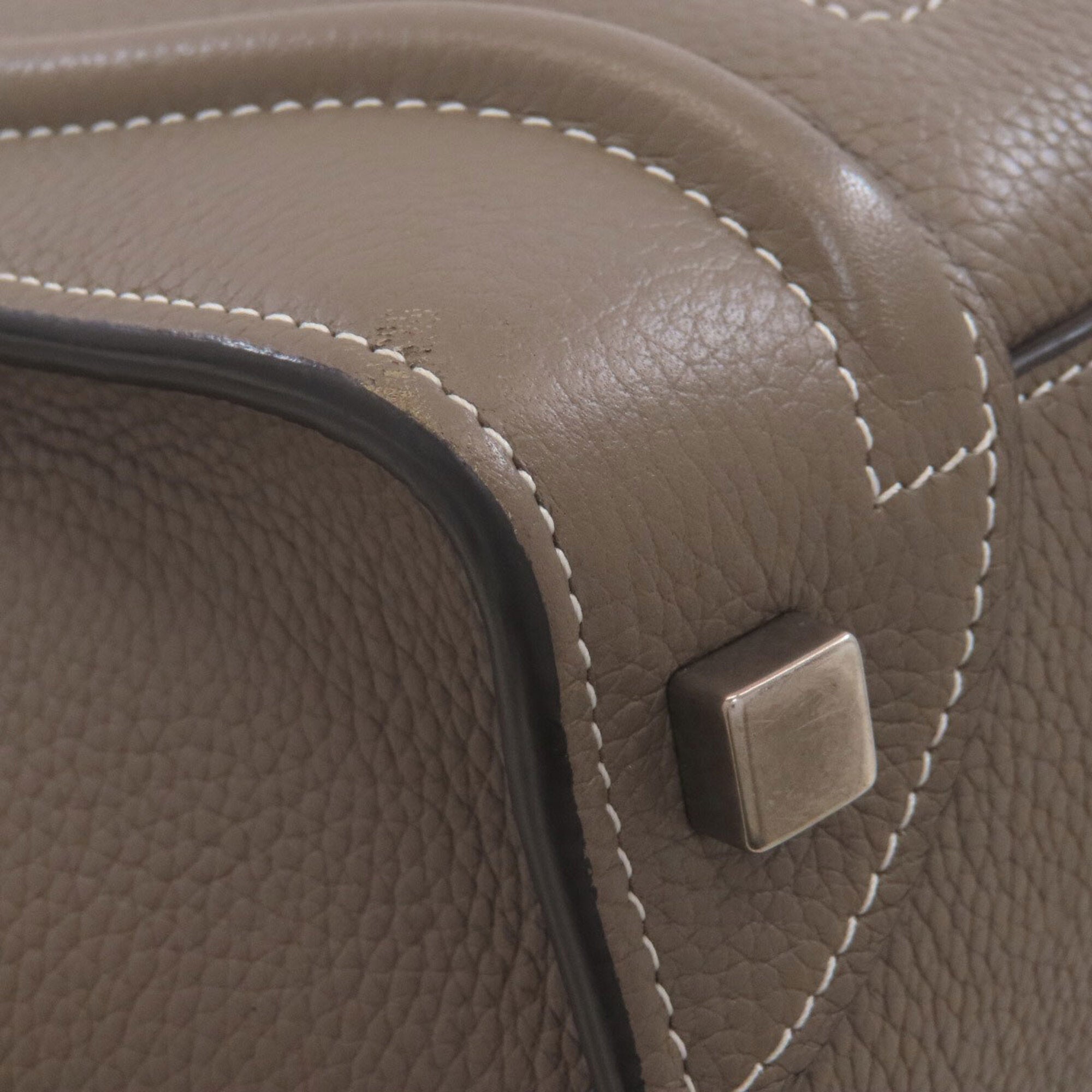 Celine Luggage Beige Leather Handbag (Pre-Owned)