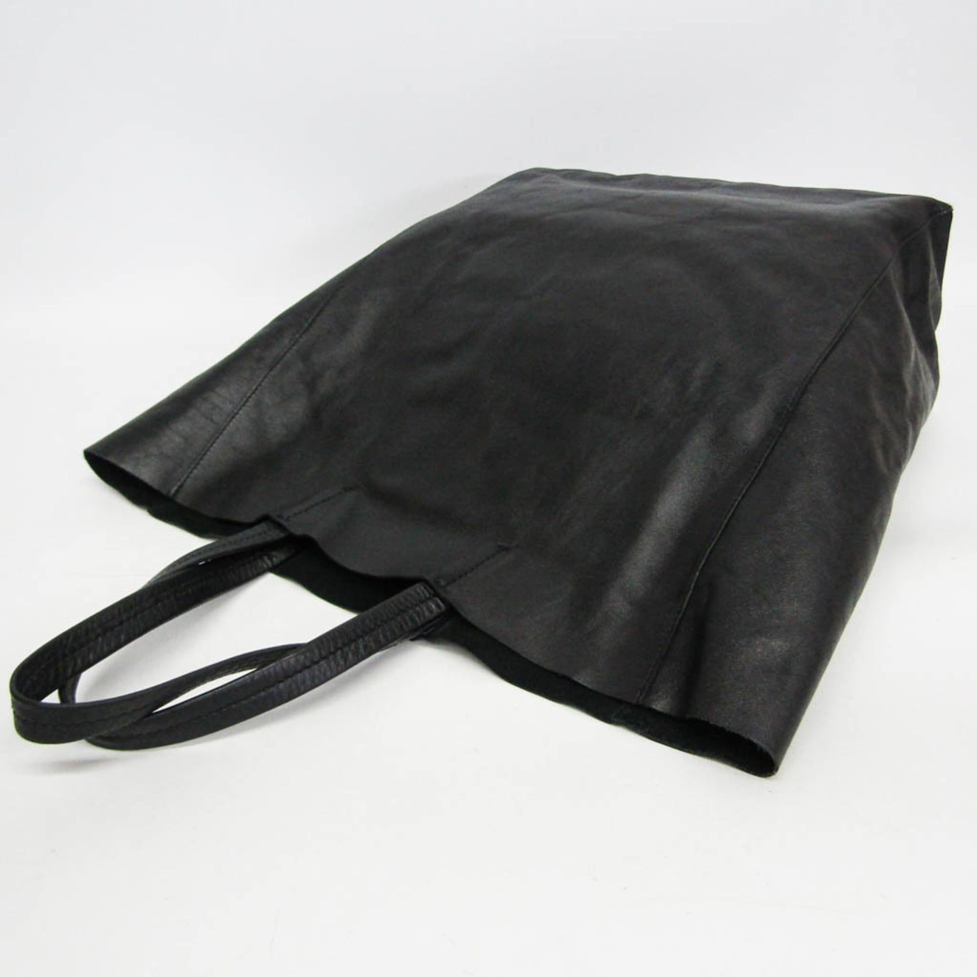 Celine Cabas Black Leather Tote Bag (Pre-Owned)