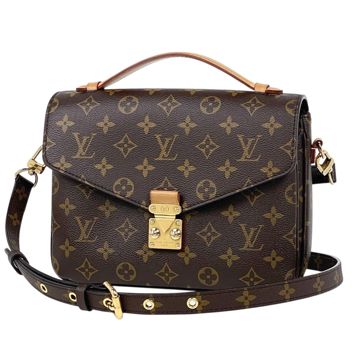Louis Vuitton Monogram Brown Monogram Handbag (Pre-Owned)