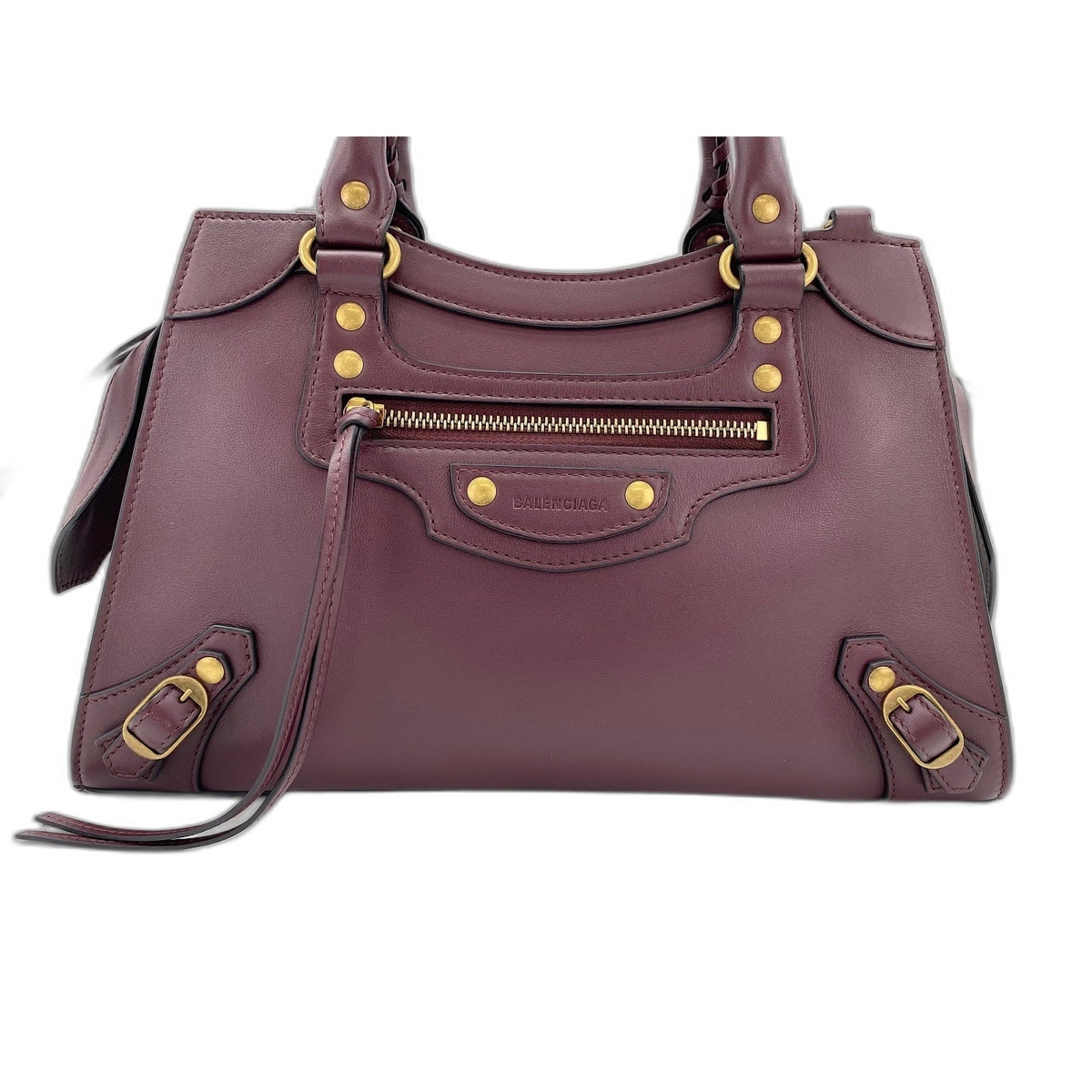 Balenciaga Wine Handbag (Pre-Owned)