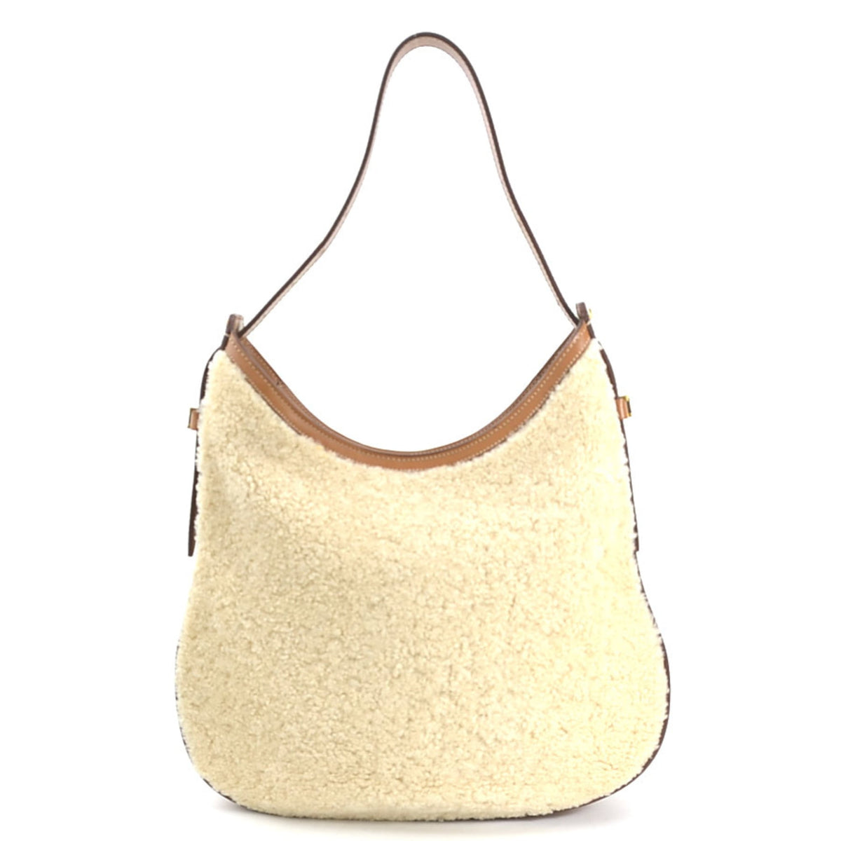 Tod's Beige Brown Leather Shoulder Bag (Pre-Owned)