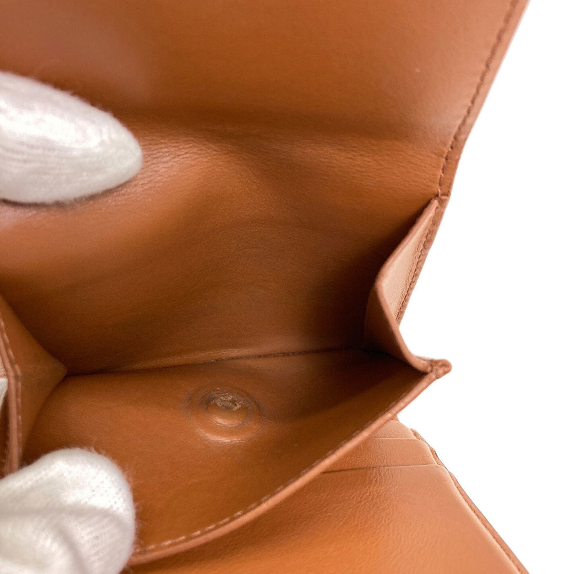 Celine Brown Pvc Wallet (Tri-Fold) (Pre-Owned)
