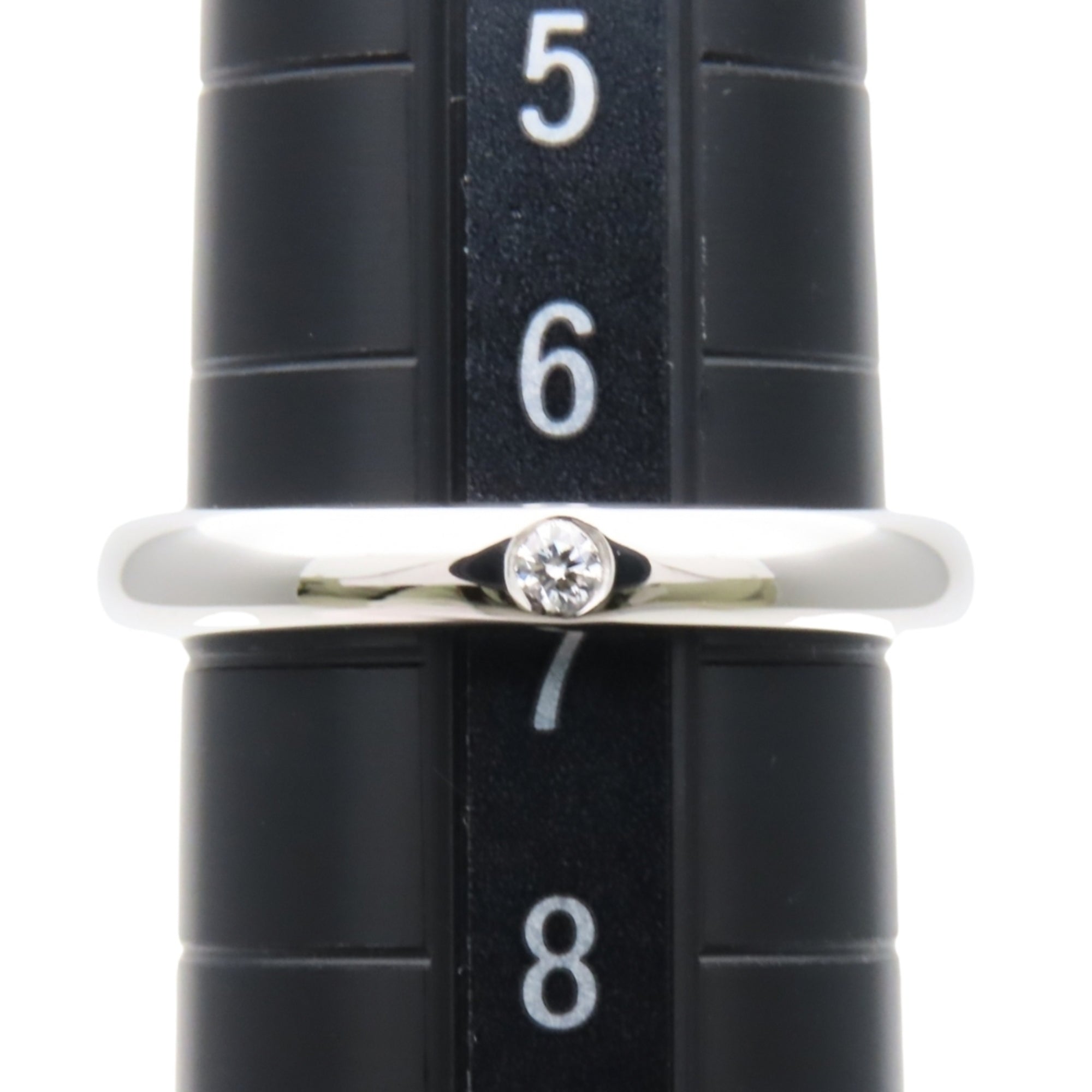 Tiffany Platinum Platinum 950 Band Ring (Pre-Owned)