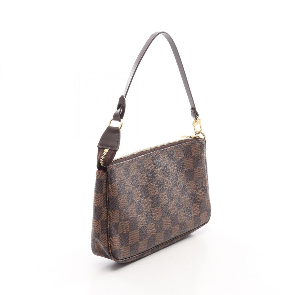 Louis Vuitton Brown Coated Canvas Leather Handbag (Pre-Owned)