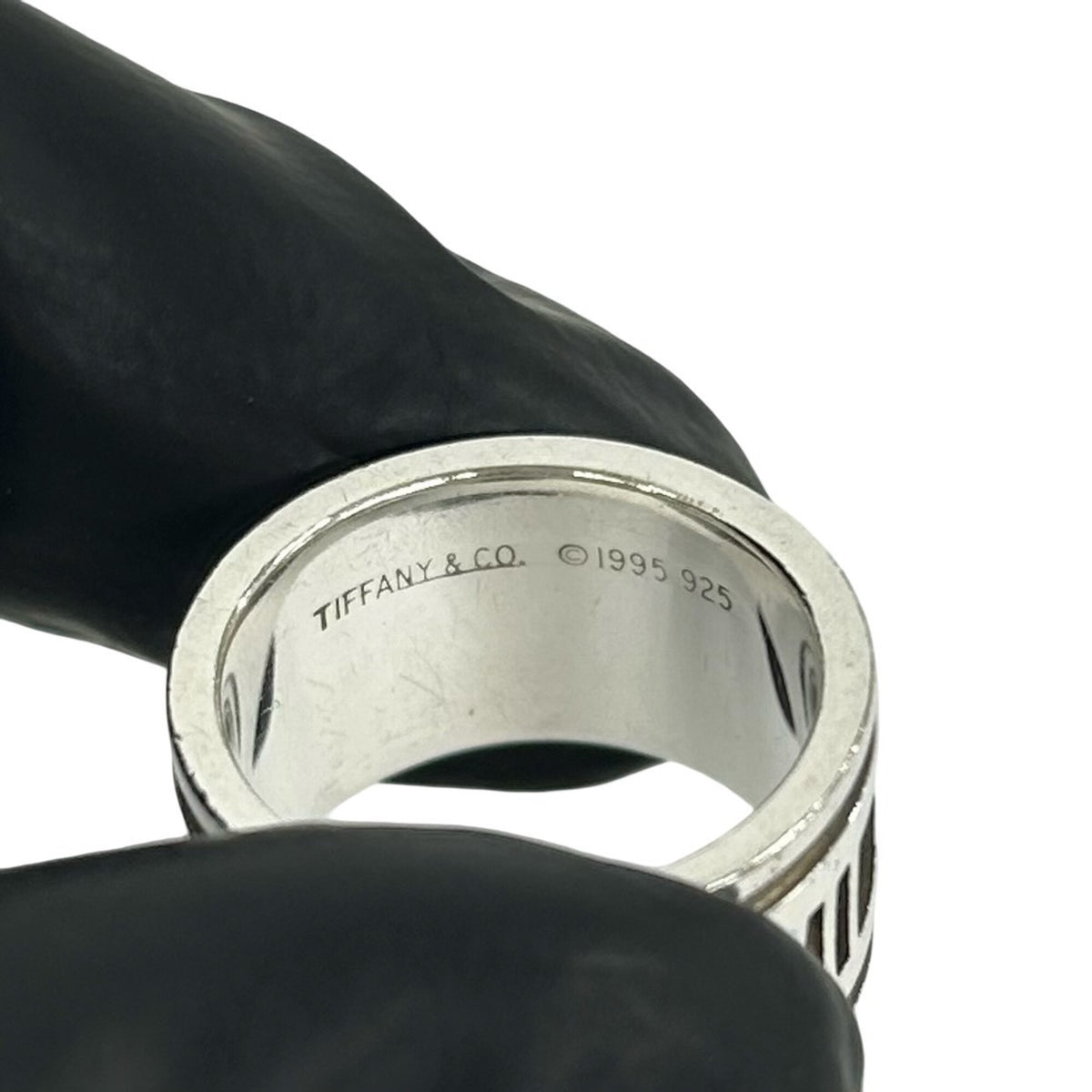 Tiffany Silver Silver 925 Band Ring (Pre-Owned)