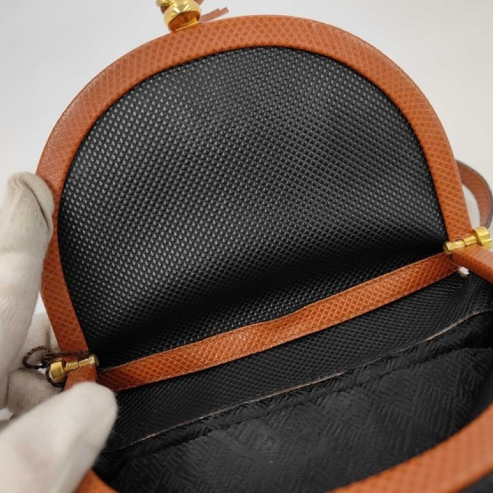 Bottega Veneta Black Brown Pvc Shoulder Bag (Pre-Owned)