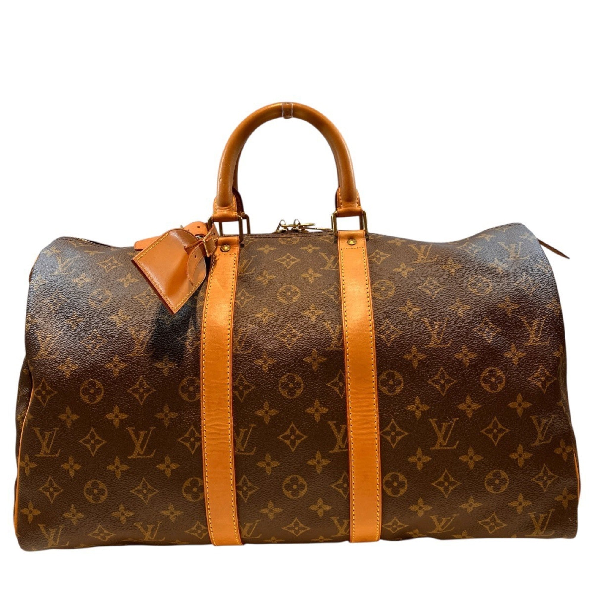 Louis Vuitton Brown Monogram Boston Bag (Pre-Owned)