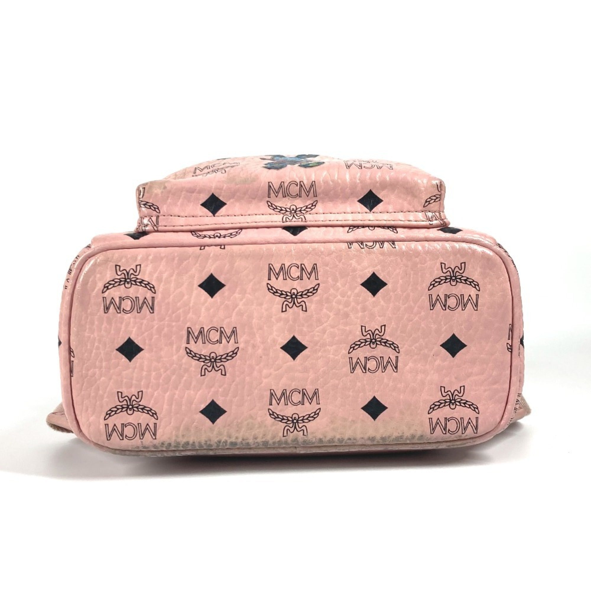 Mcm Pink Leather Backpack (Pre-Owned)