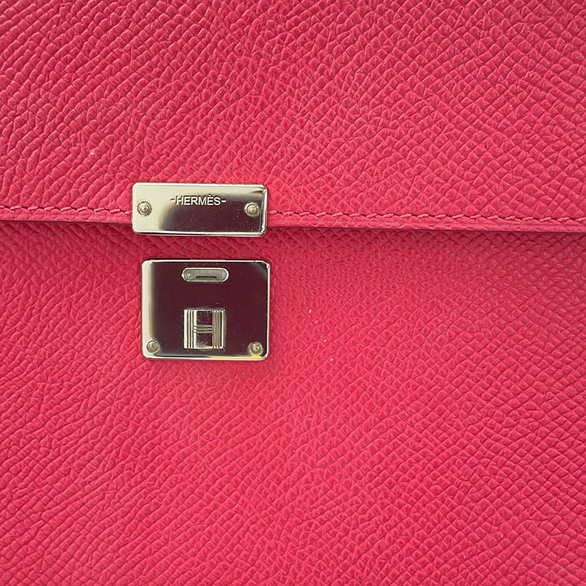 Hermes Rose Pink Epsom Leather Handbag (Pre-Owned)