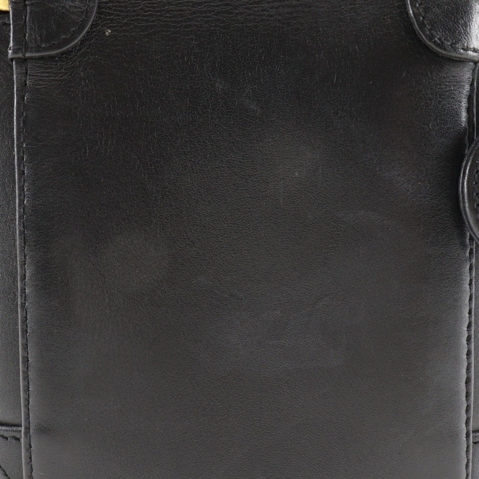 Chanel Black Leather Handbag Pouch (Pre-Owned)
