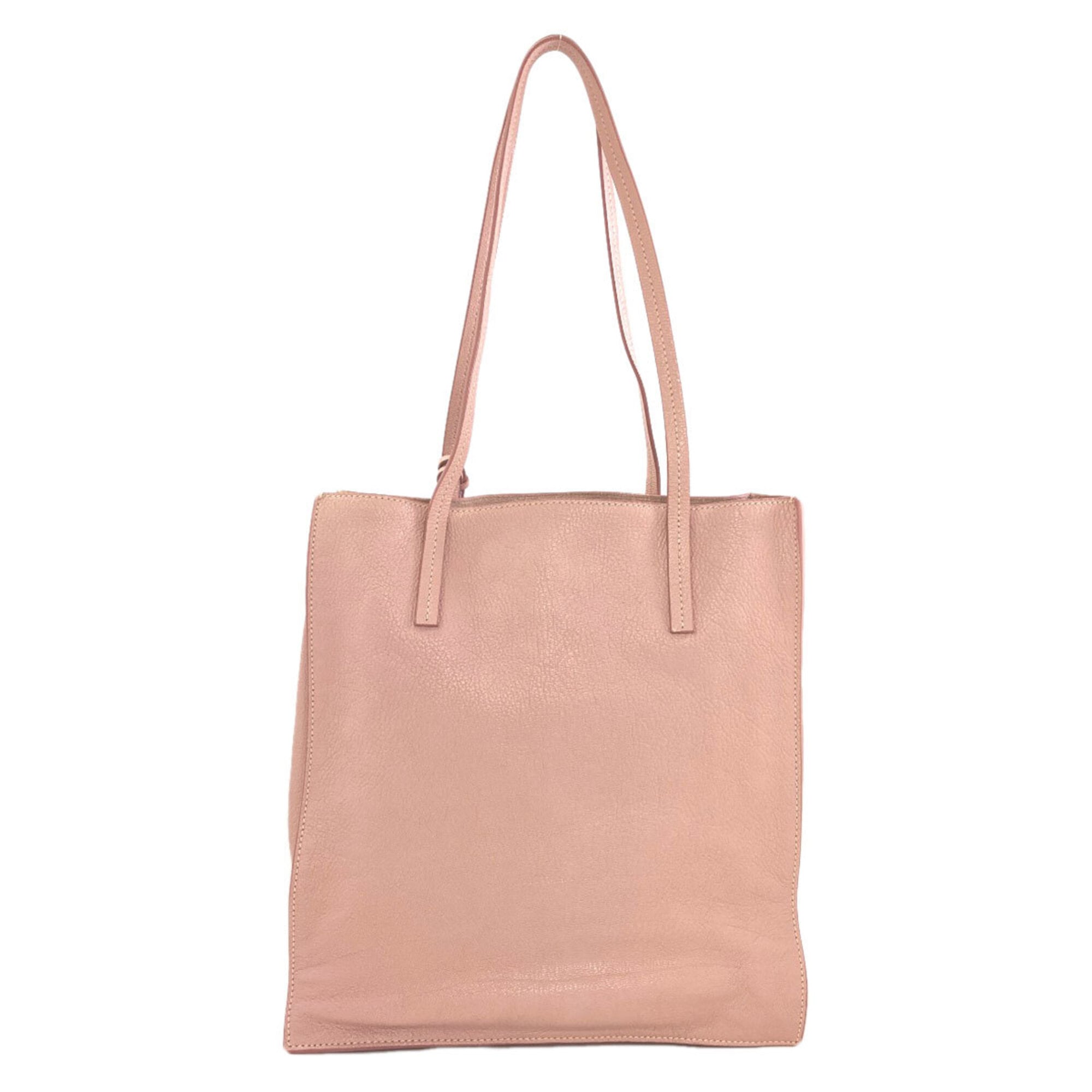 Miu Miu Pink Leather Tote Bag (Pre-Owned)