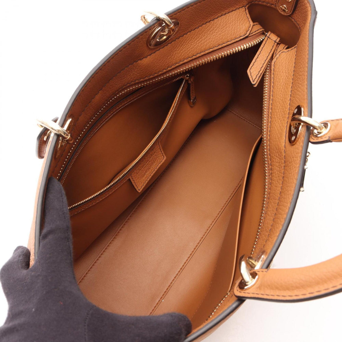 Christian Dior Brown Leather Handbag (Pre-Owned)